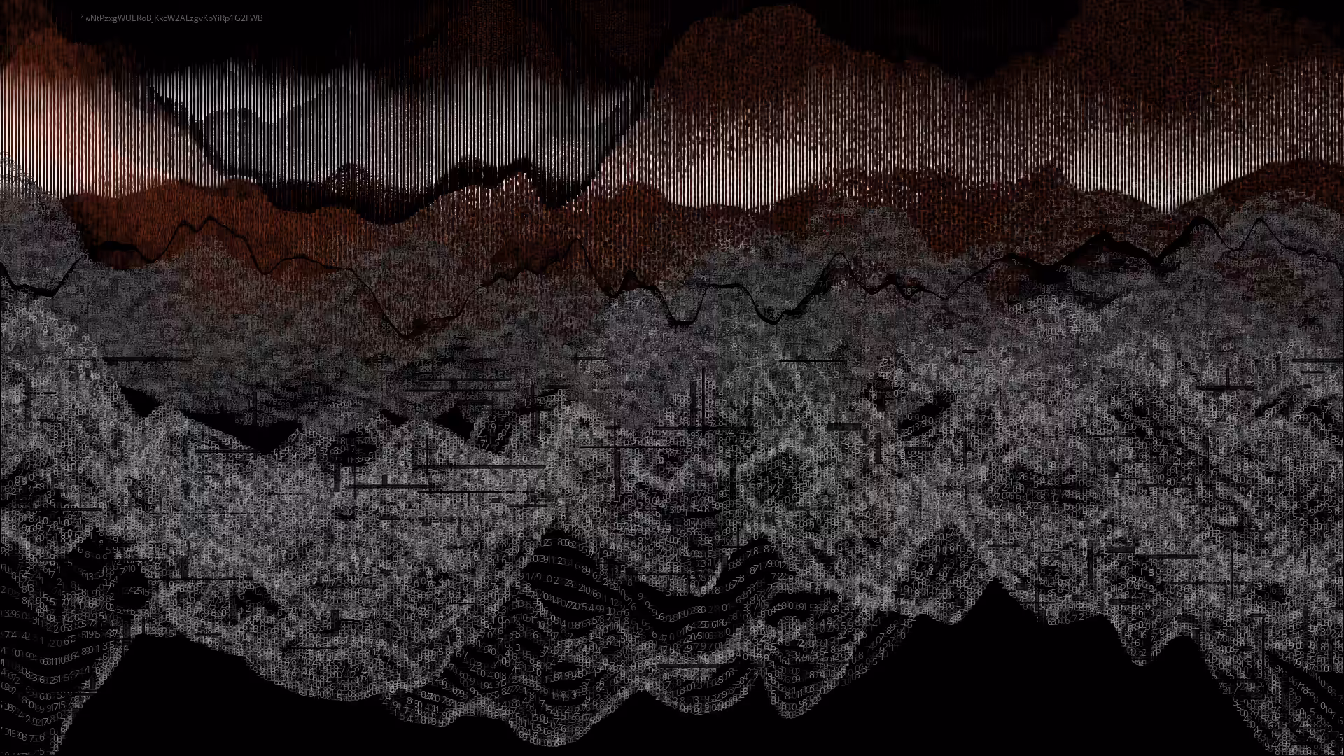 Pixel rain in a data landsacape #148