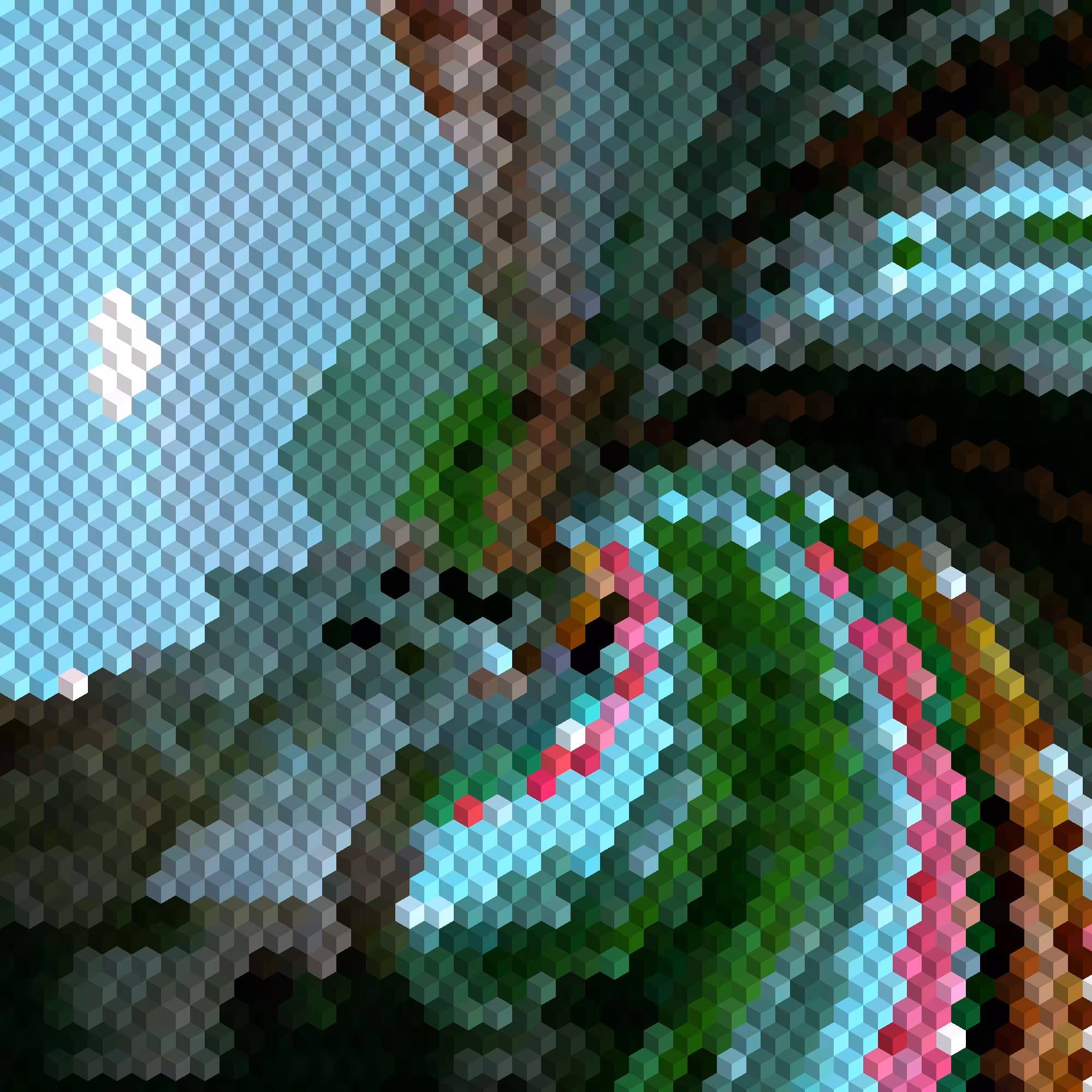Pixel Spiral #004