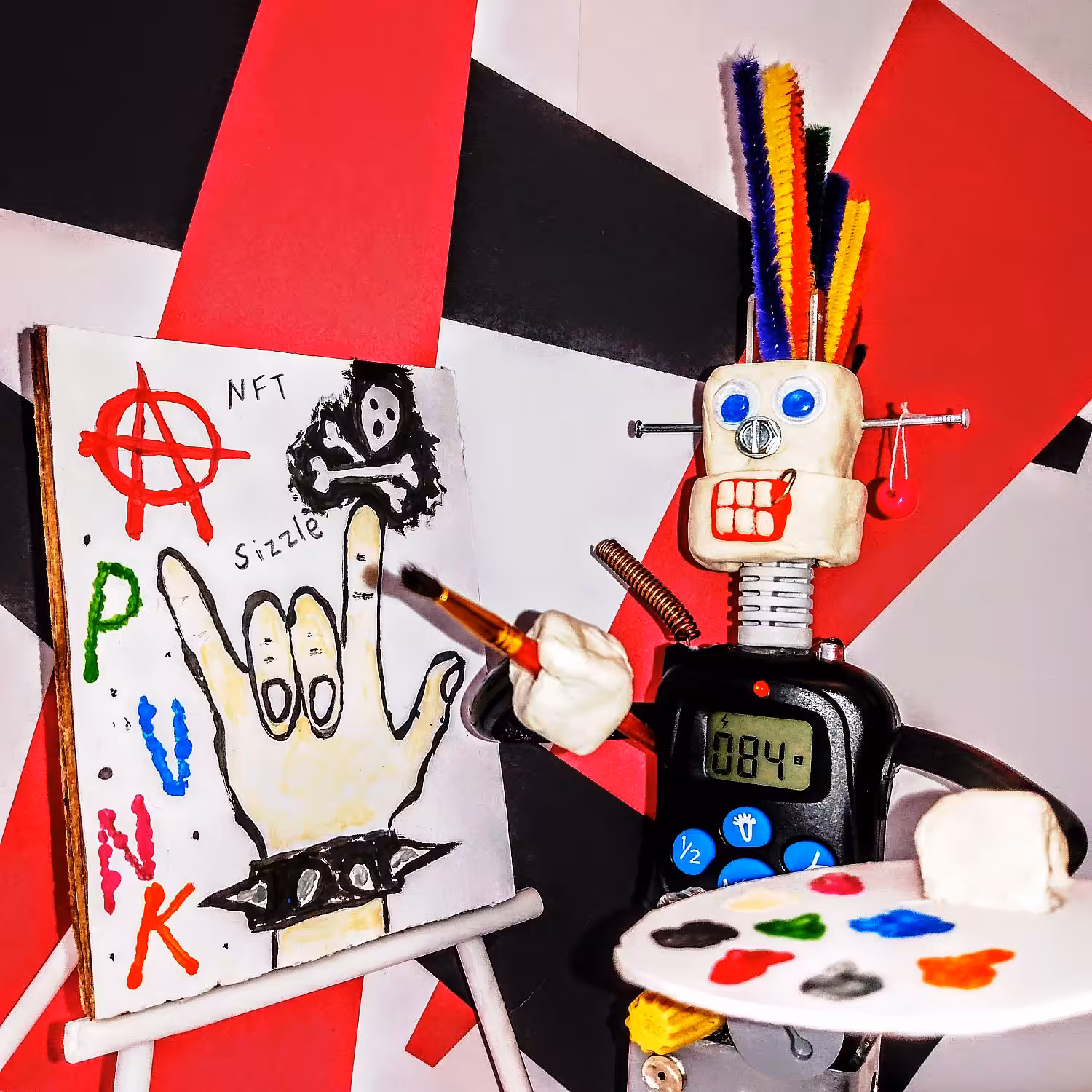 Punk Bot (Art Bot Series)