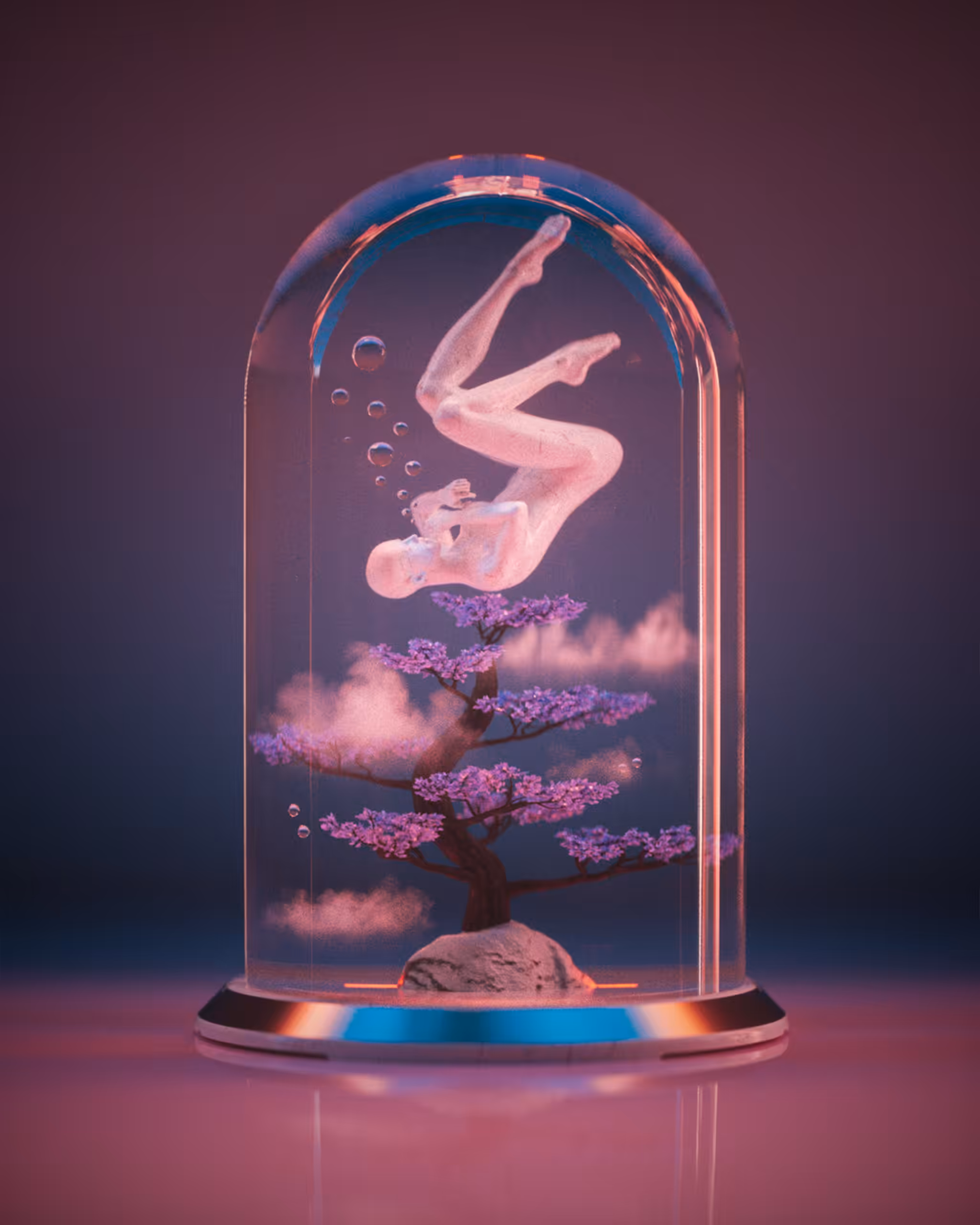 Suspended in silence