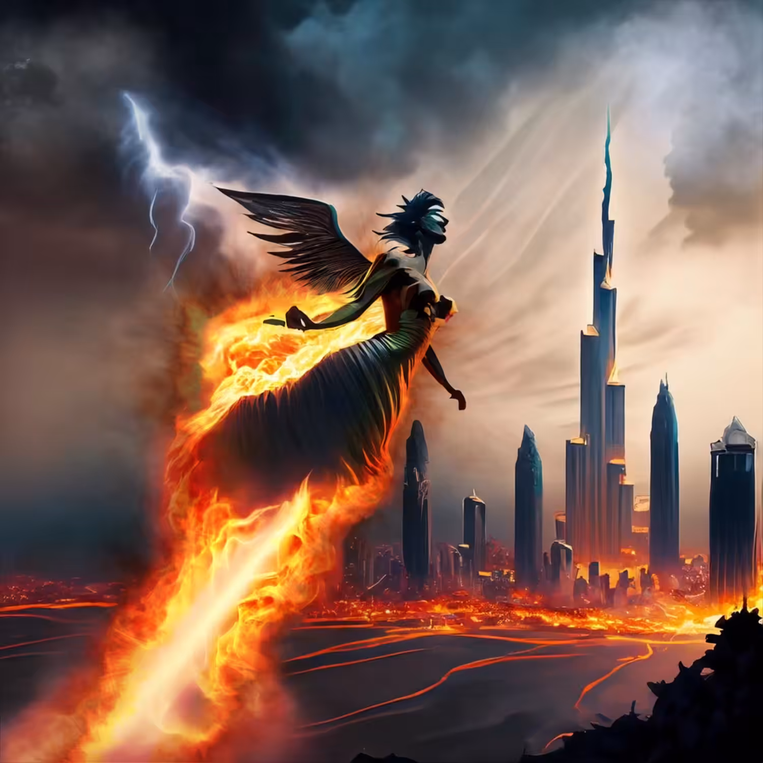 Burning Dubai