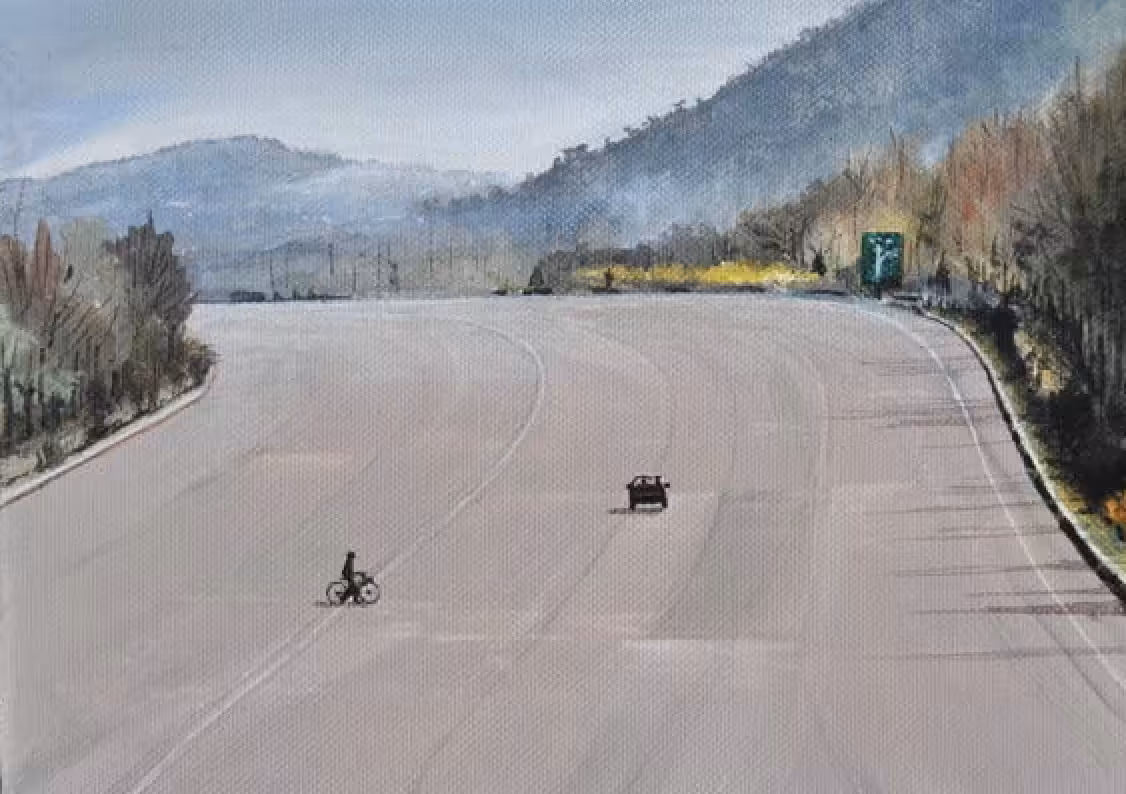North Korean Highway - @Byungart