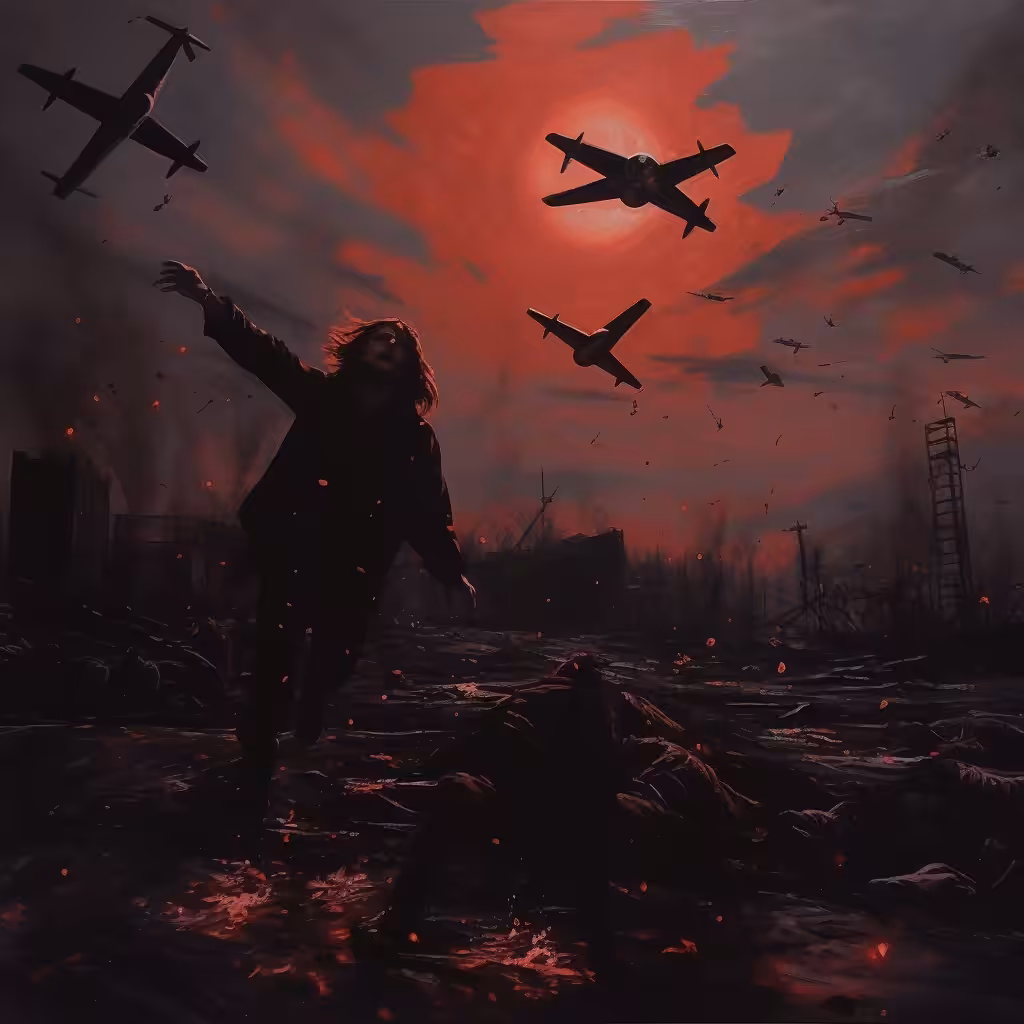 Desolate : "Shattered Silence: A Gripping Ode to the Ravages of War"