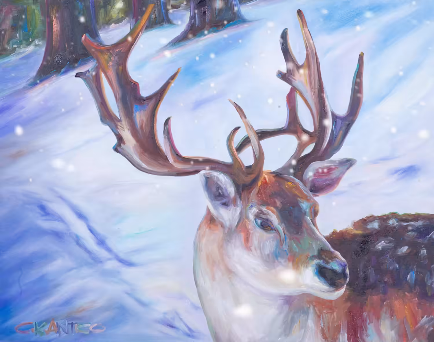 Tetrachromat Reindeer