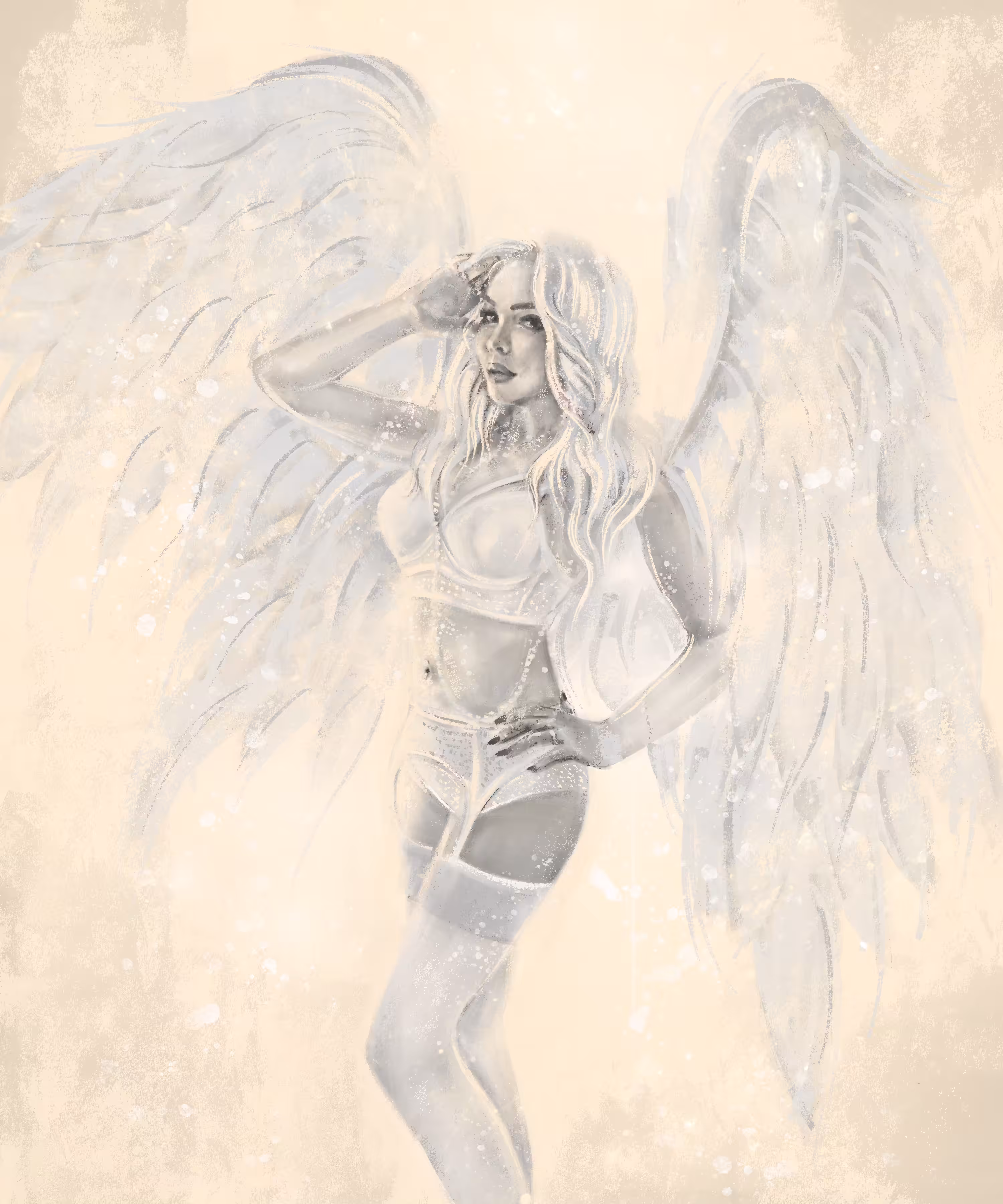 WHITE ANGEL. Black Angel