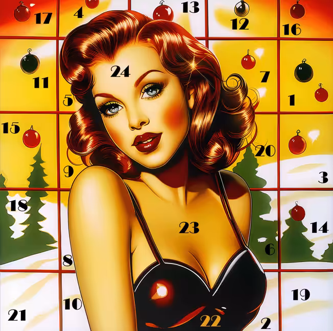 Scratchable Christmas calendar 2024 edition - feat @NTavallaee