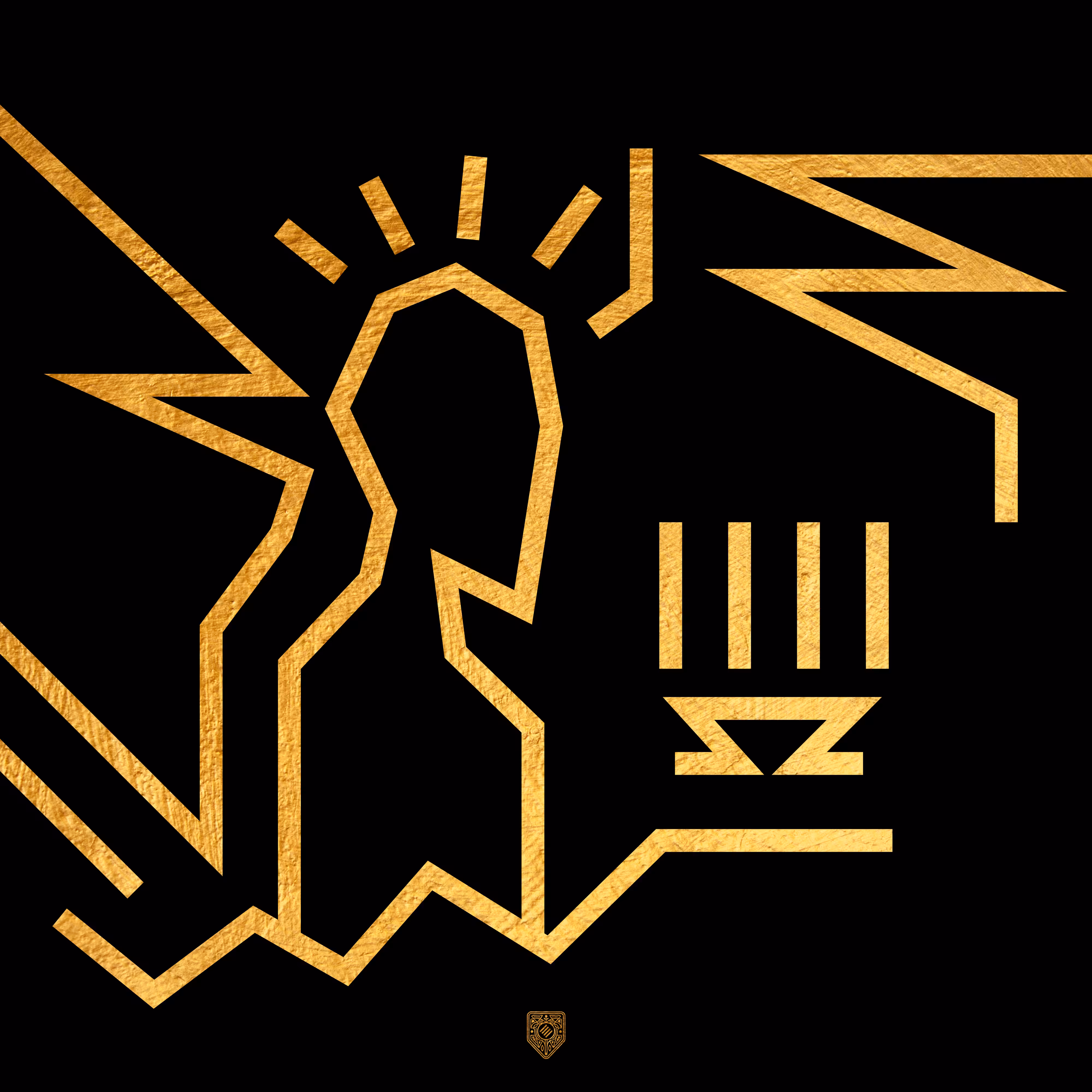 Golden Emergence: Emergence of self from the depths towards life.