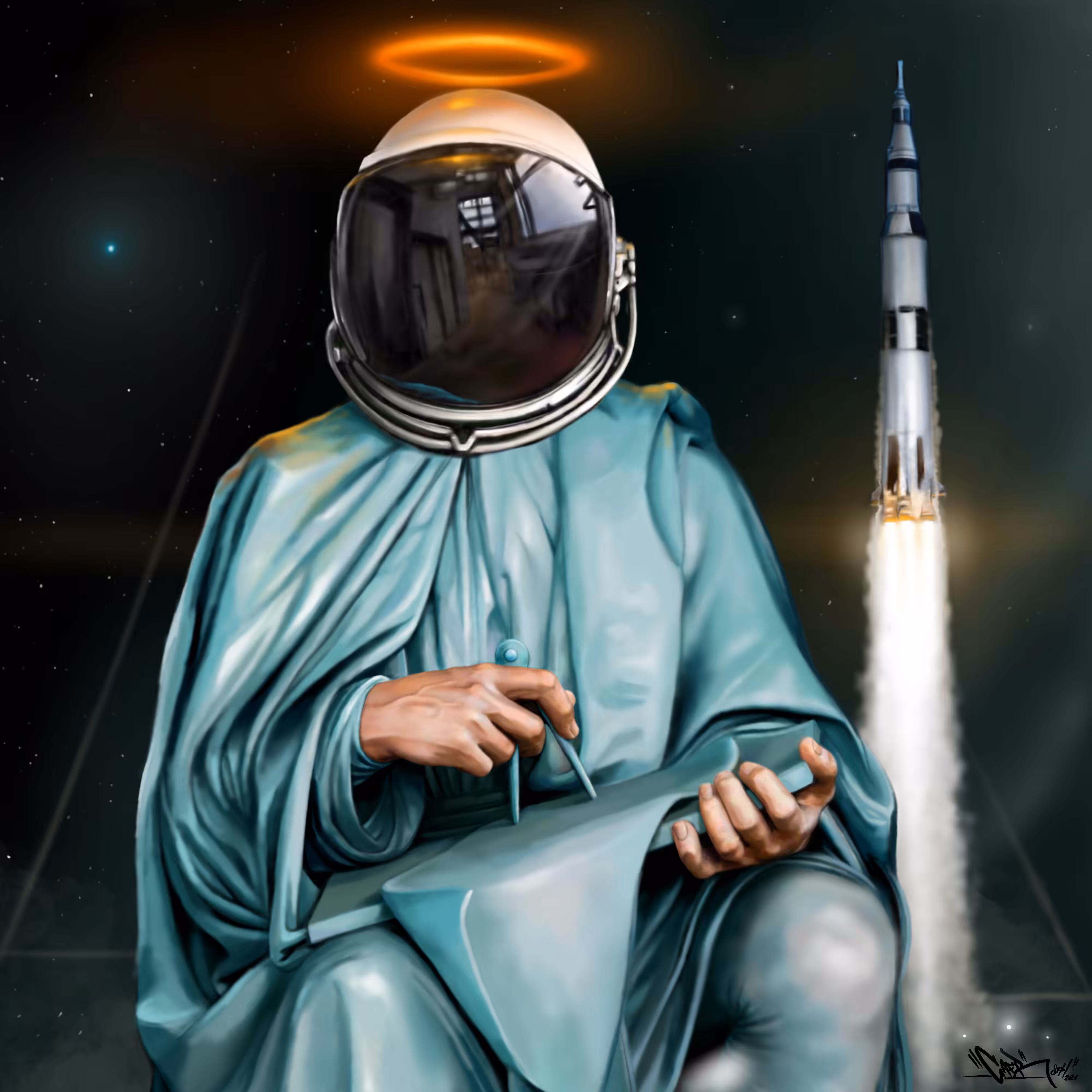 The Moonship - Wernher von Braun (4/12)