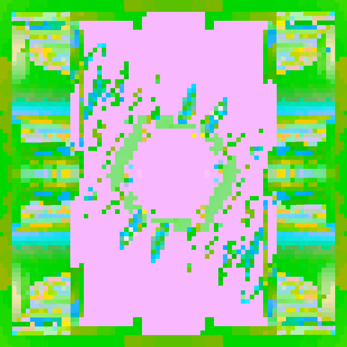 Psychedelic Dance of Pixels #42