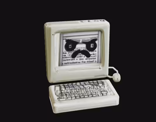 angry computer: an ai description of blogging