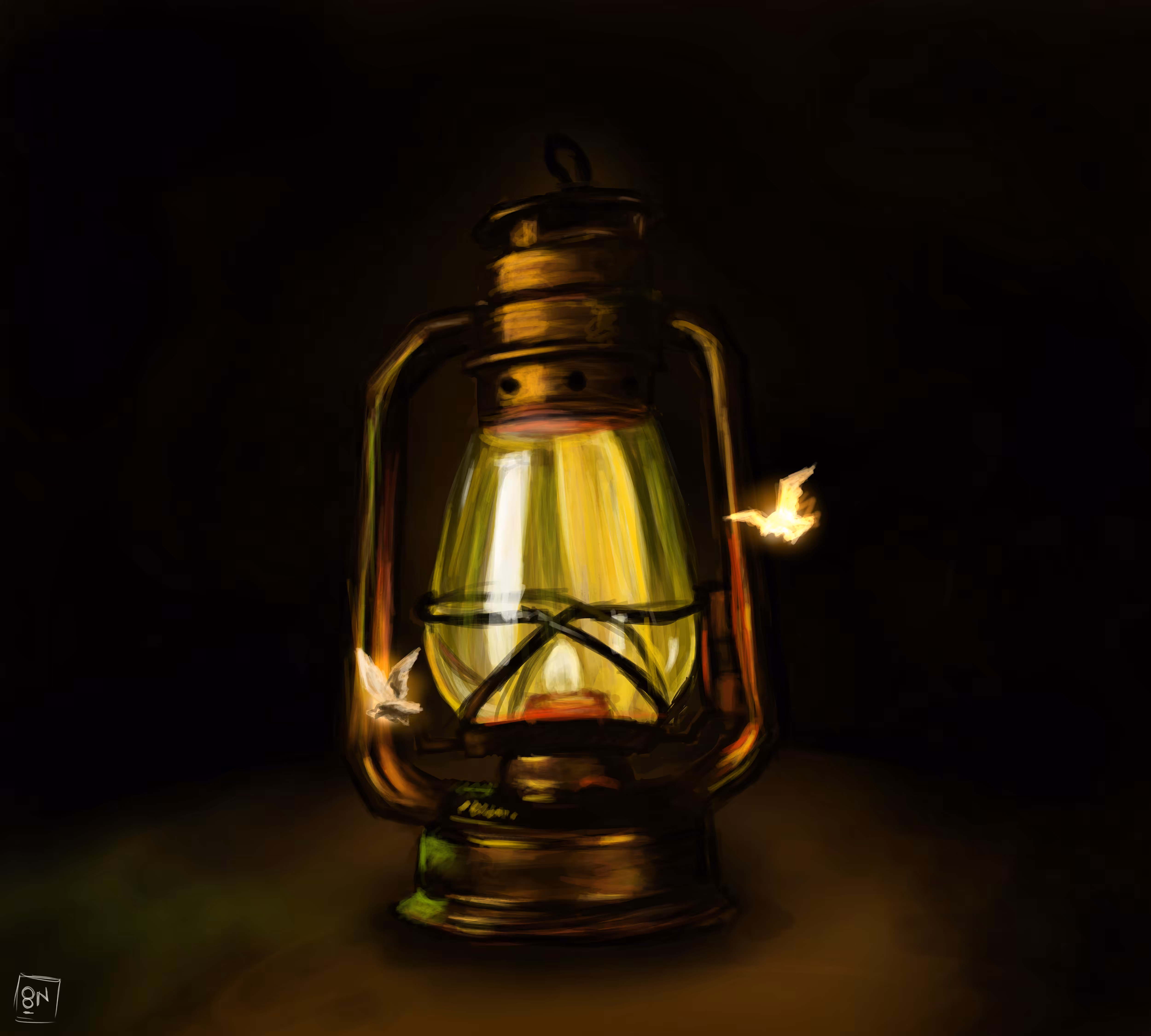 The lamp 
