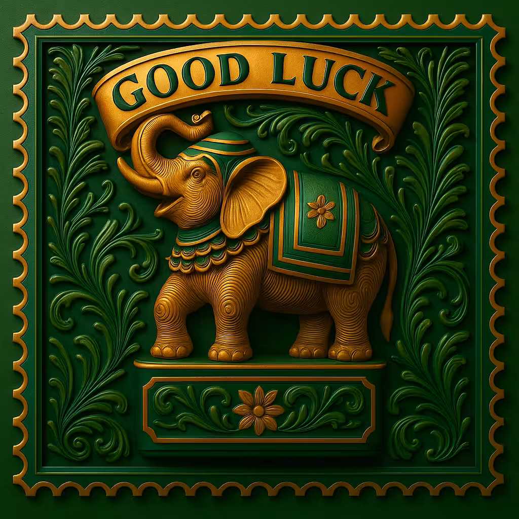 Elephant – Good Luck Stamps