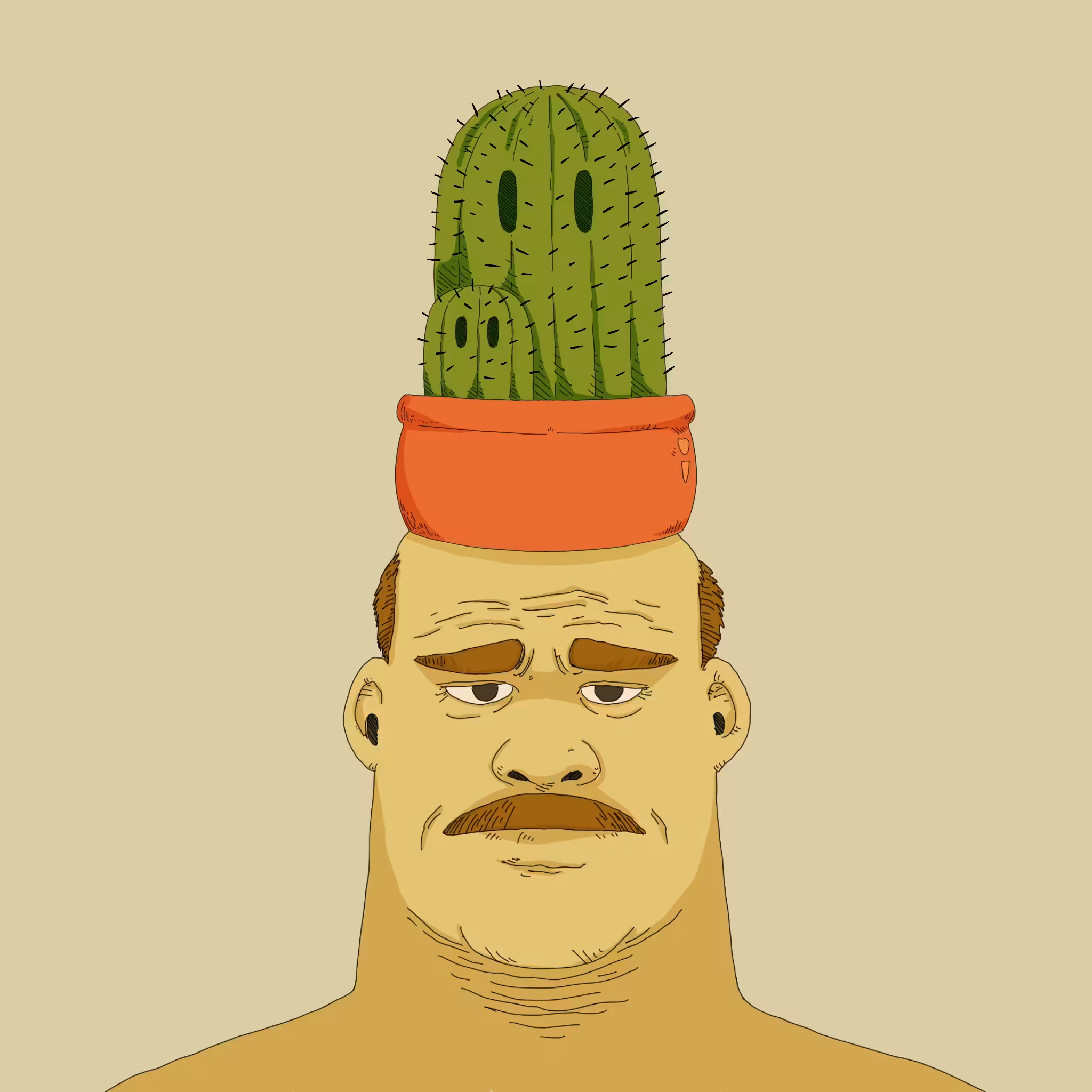 Silly Hat Family #13 - Cactus