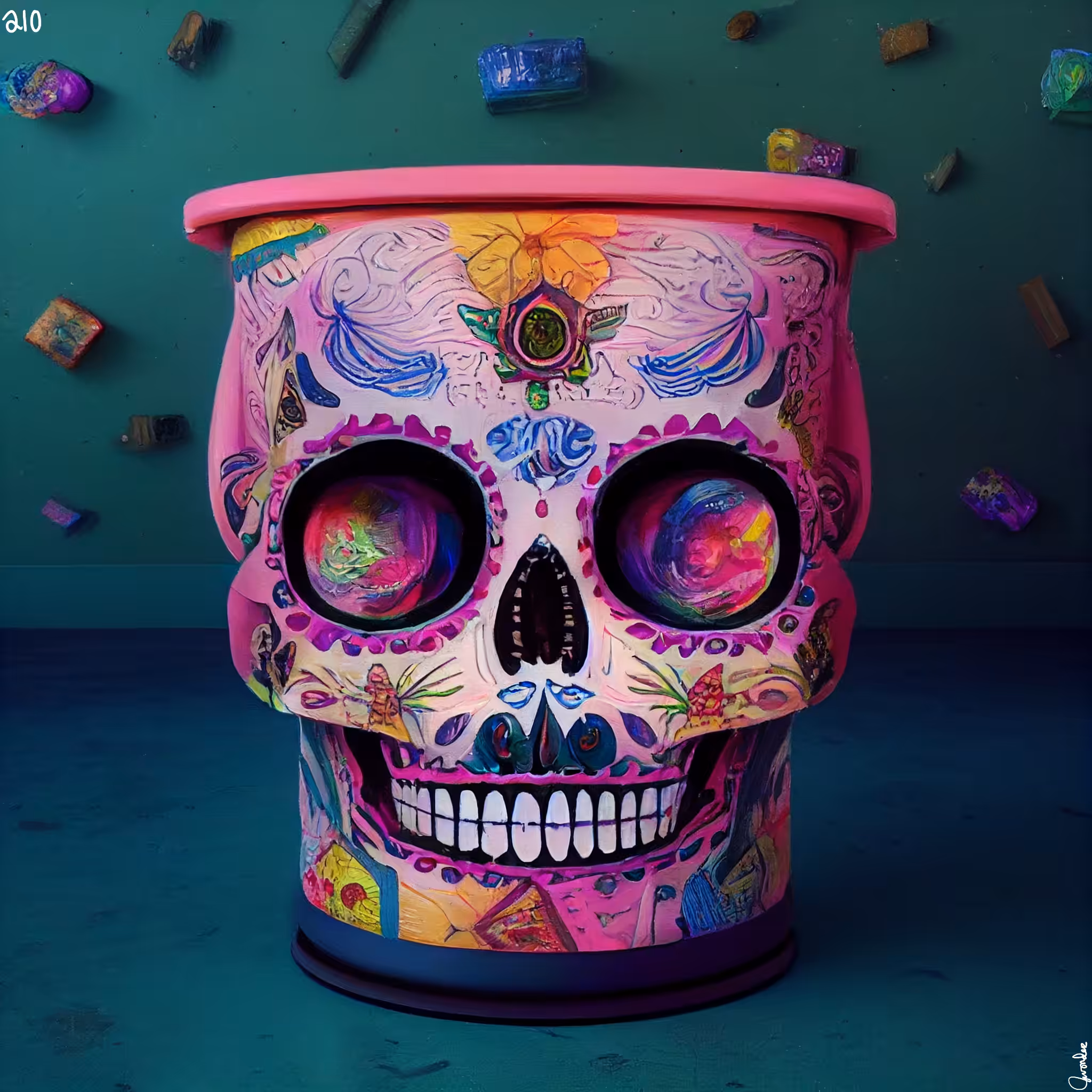 sugar skull #210