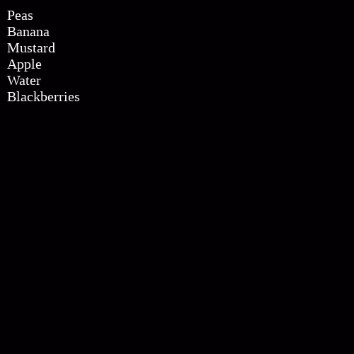 Grocery List #130