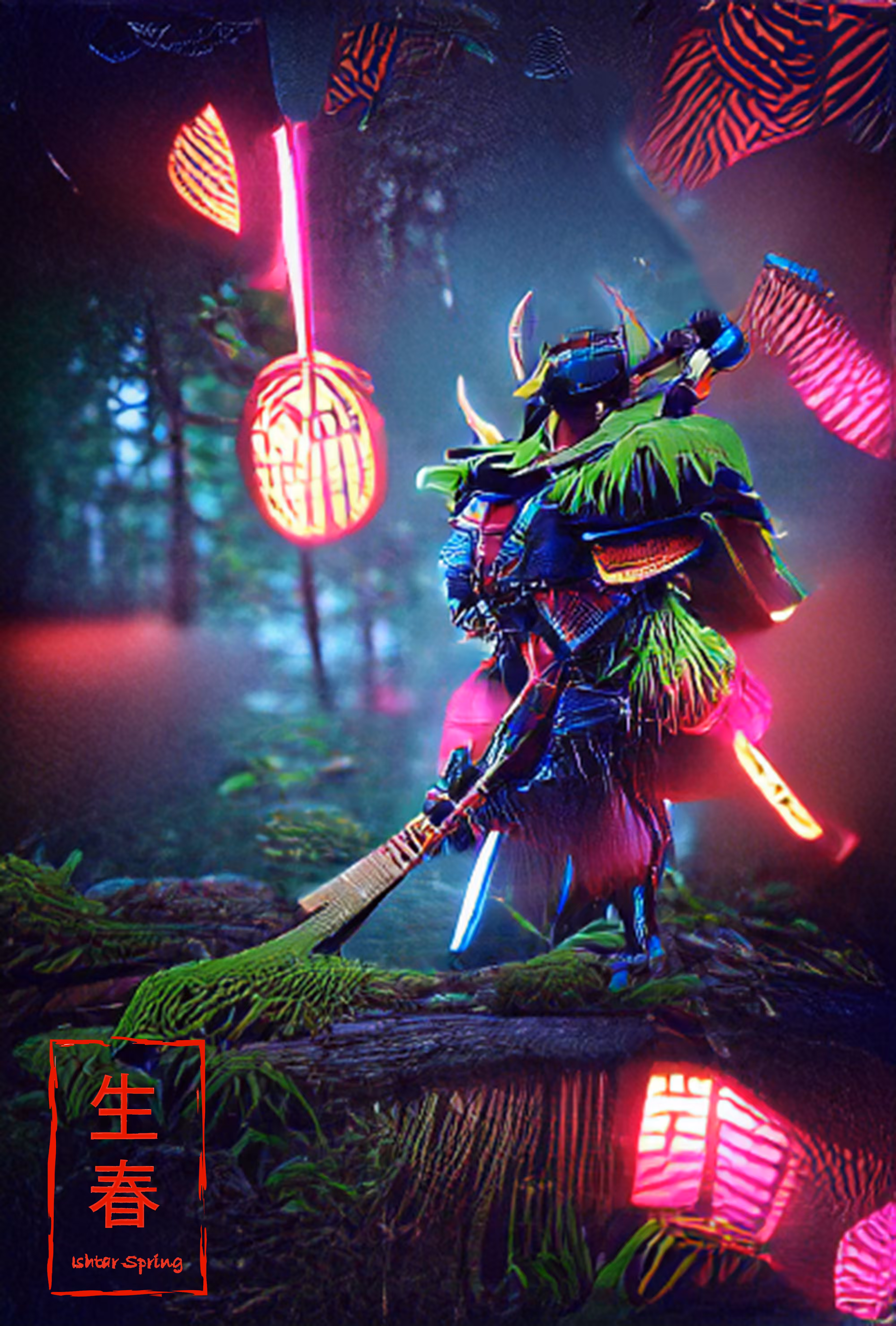 Neon golem