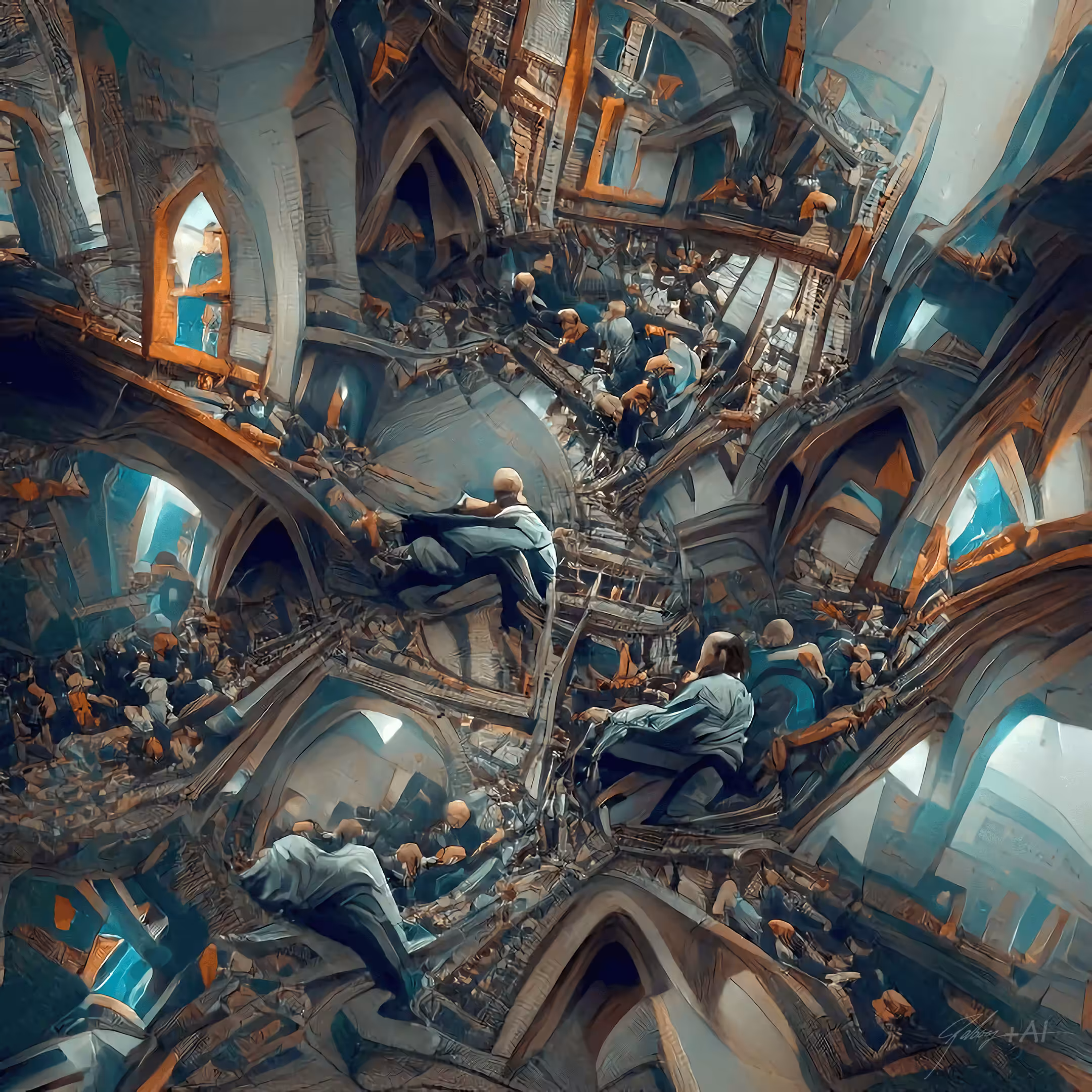 4 dimensional Victorian church