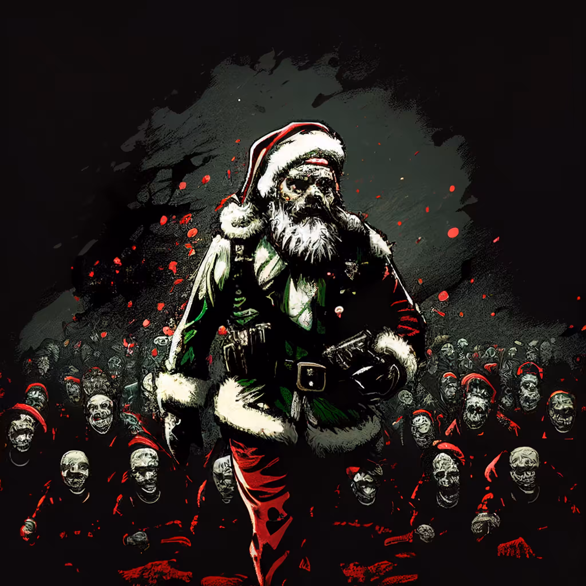 Santa Bringing Army of the Dead