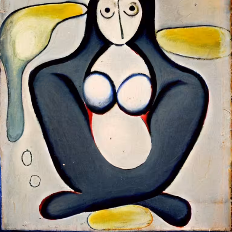 Sitting woman