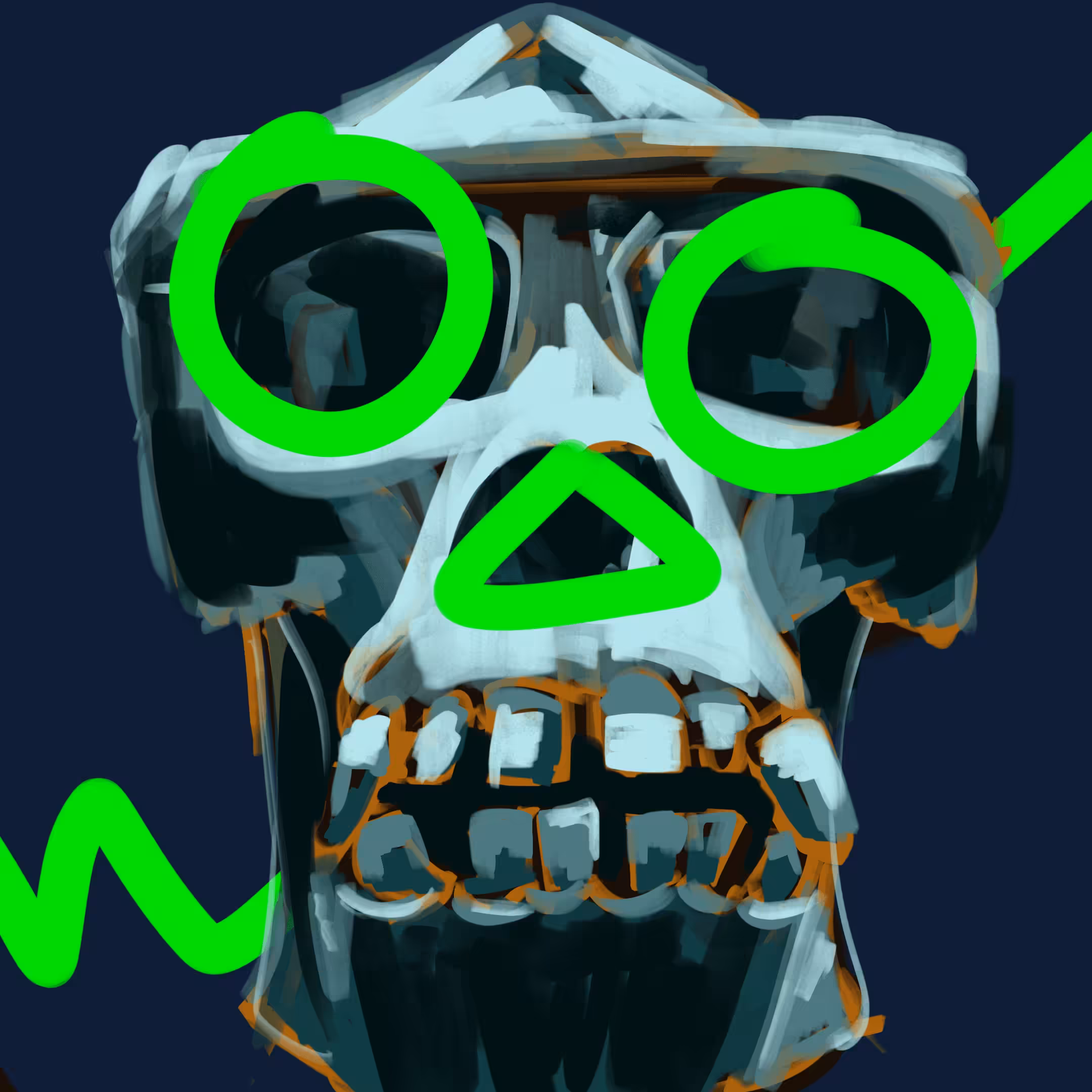 #77 - Aping Green