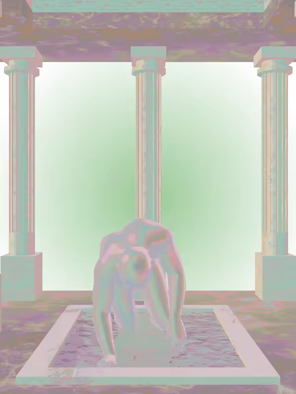 HeavenComputer: The Crawling Pastel Pearl Man #4341