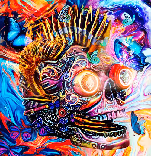 VishalraiFX Creations: ETH Punk Skull