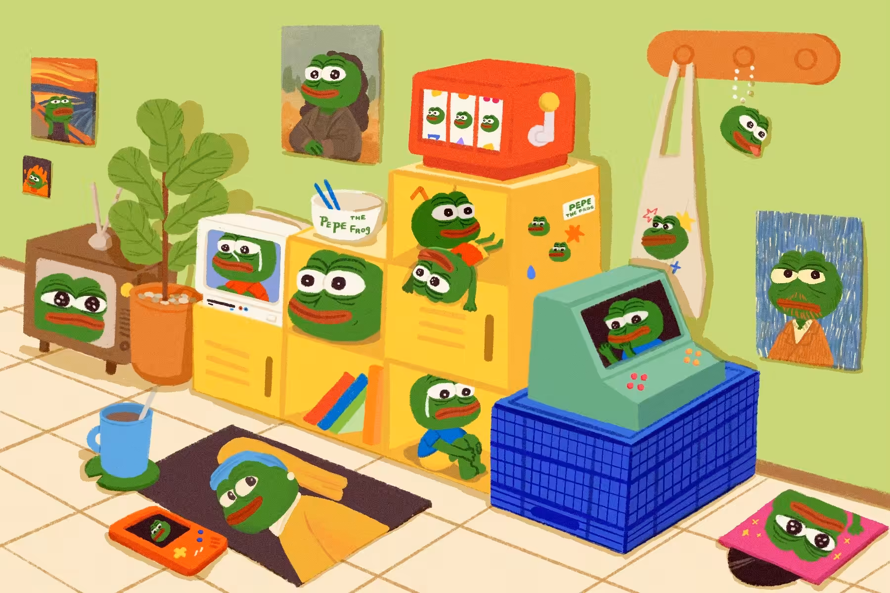 PEPE everywhere🐸