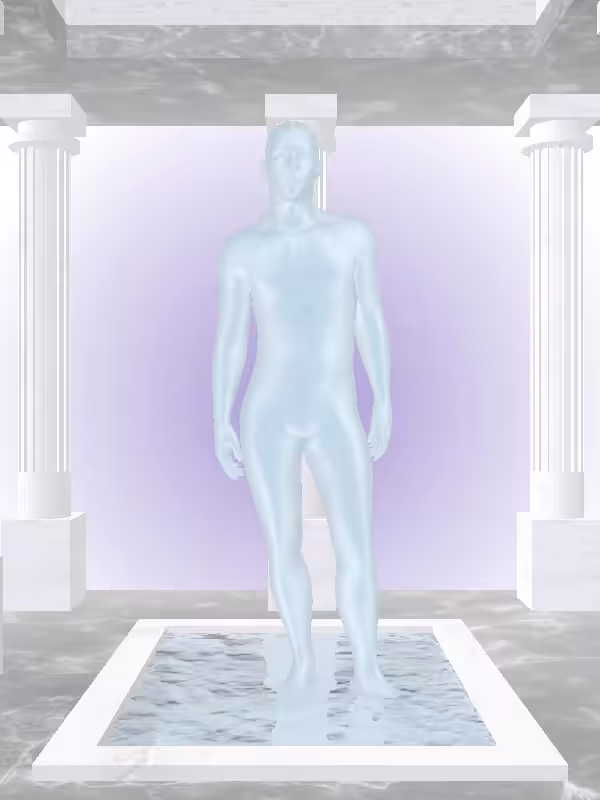 HeavenComputer: The Threatening Ethereal Blue Man #3334