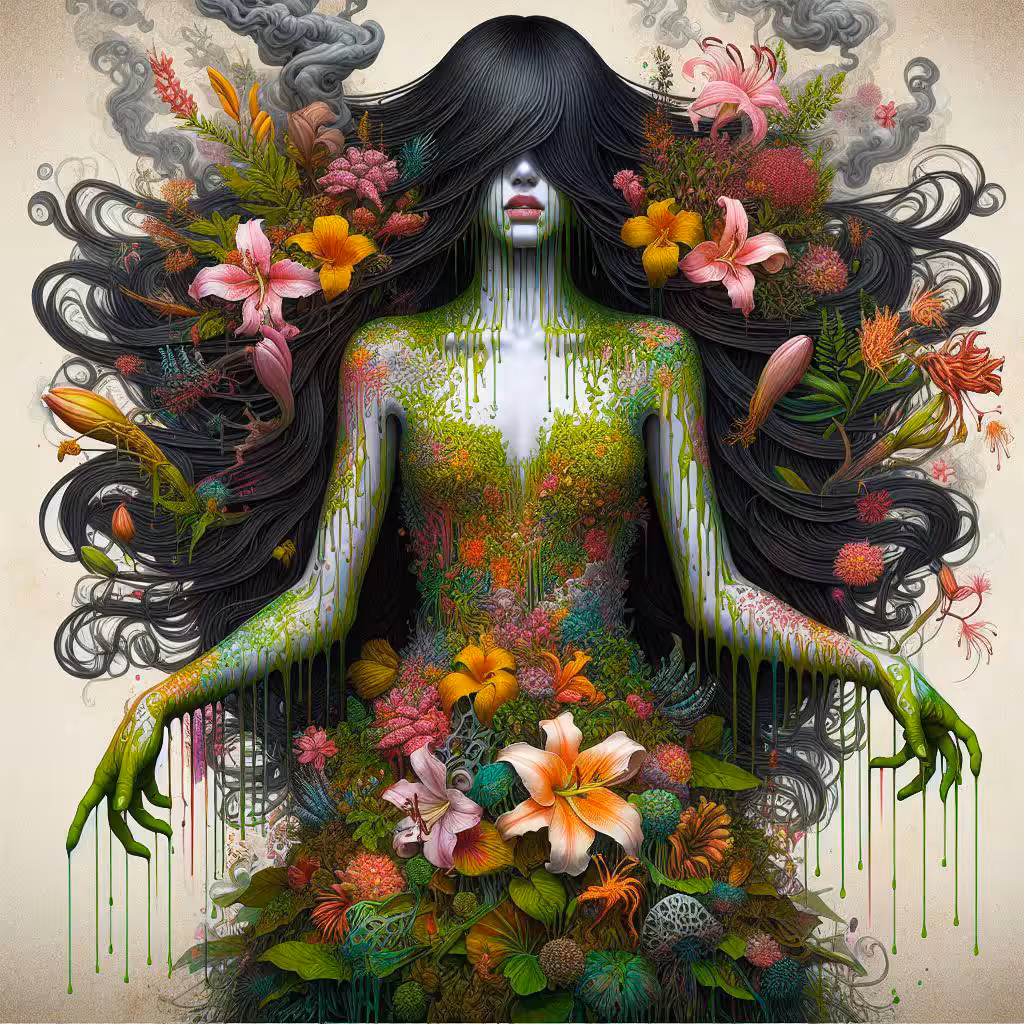 In the lap of creation
