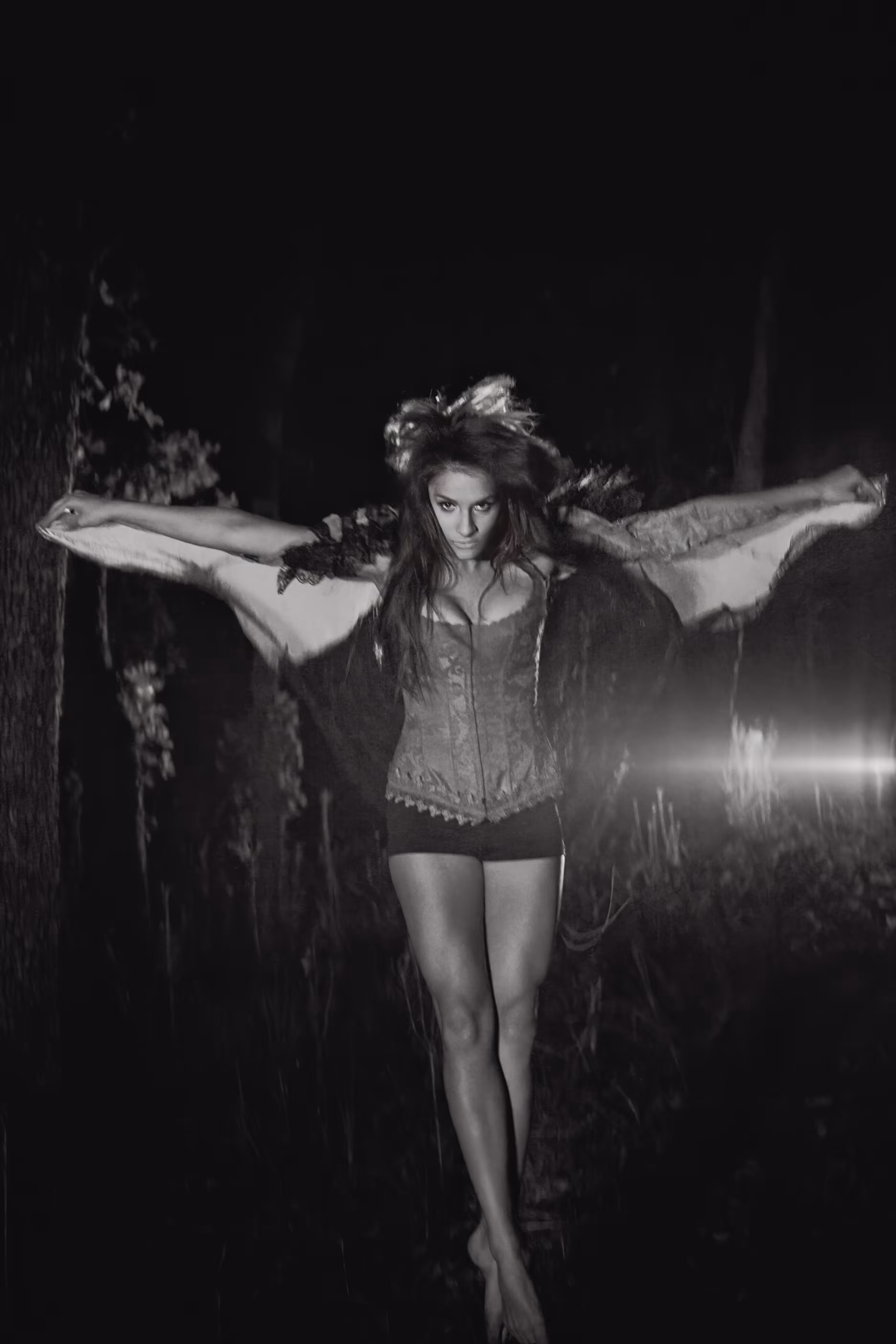 In the Darkness of the Cemetery