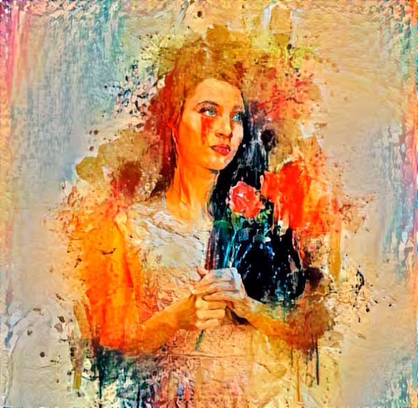 Colorful bride