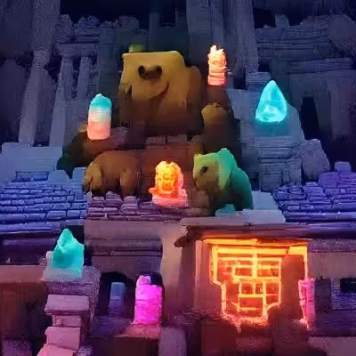 Glowing Bear Temple