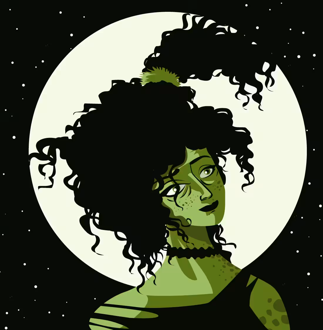 vectorArt: zombieGirl