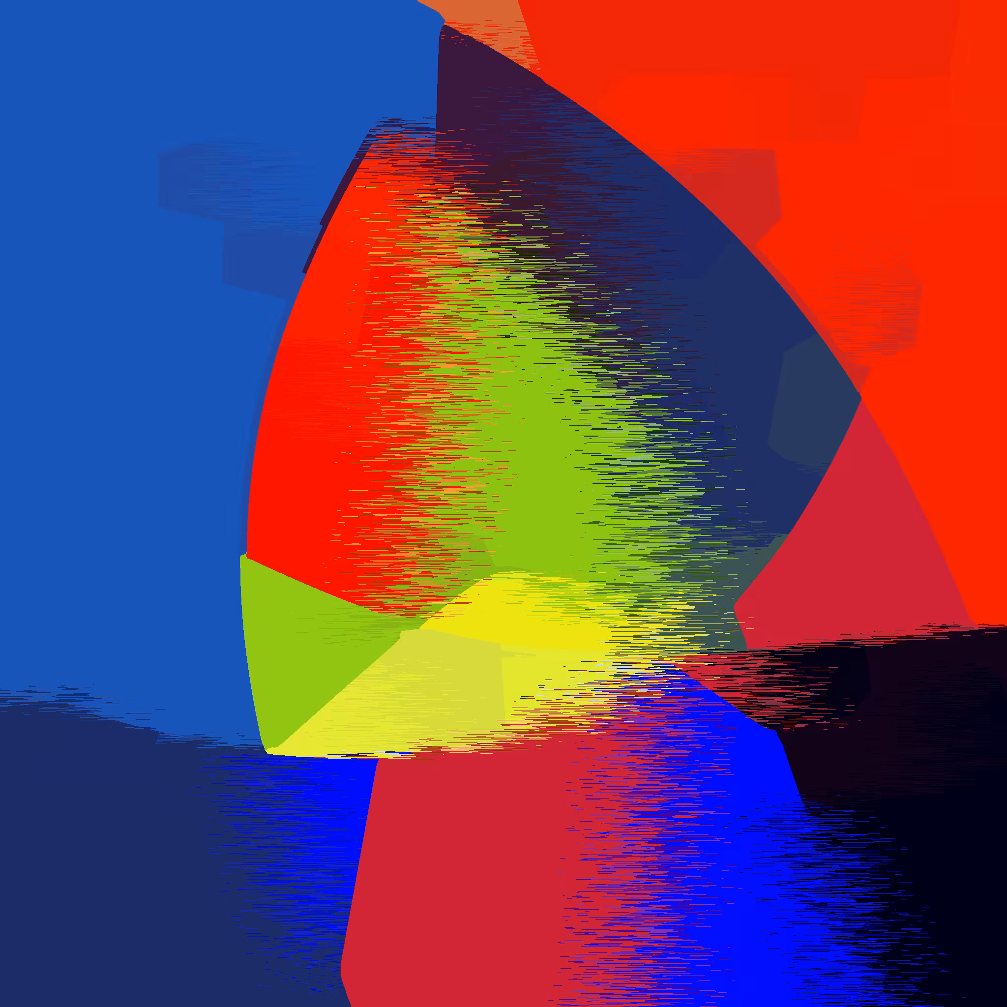 Abstract art. Digital knight.