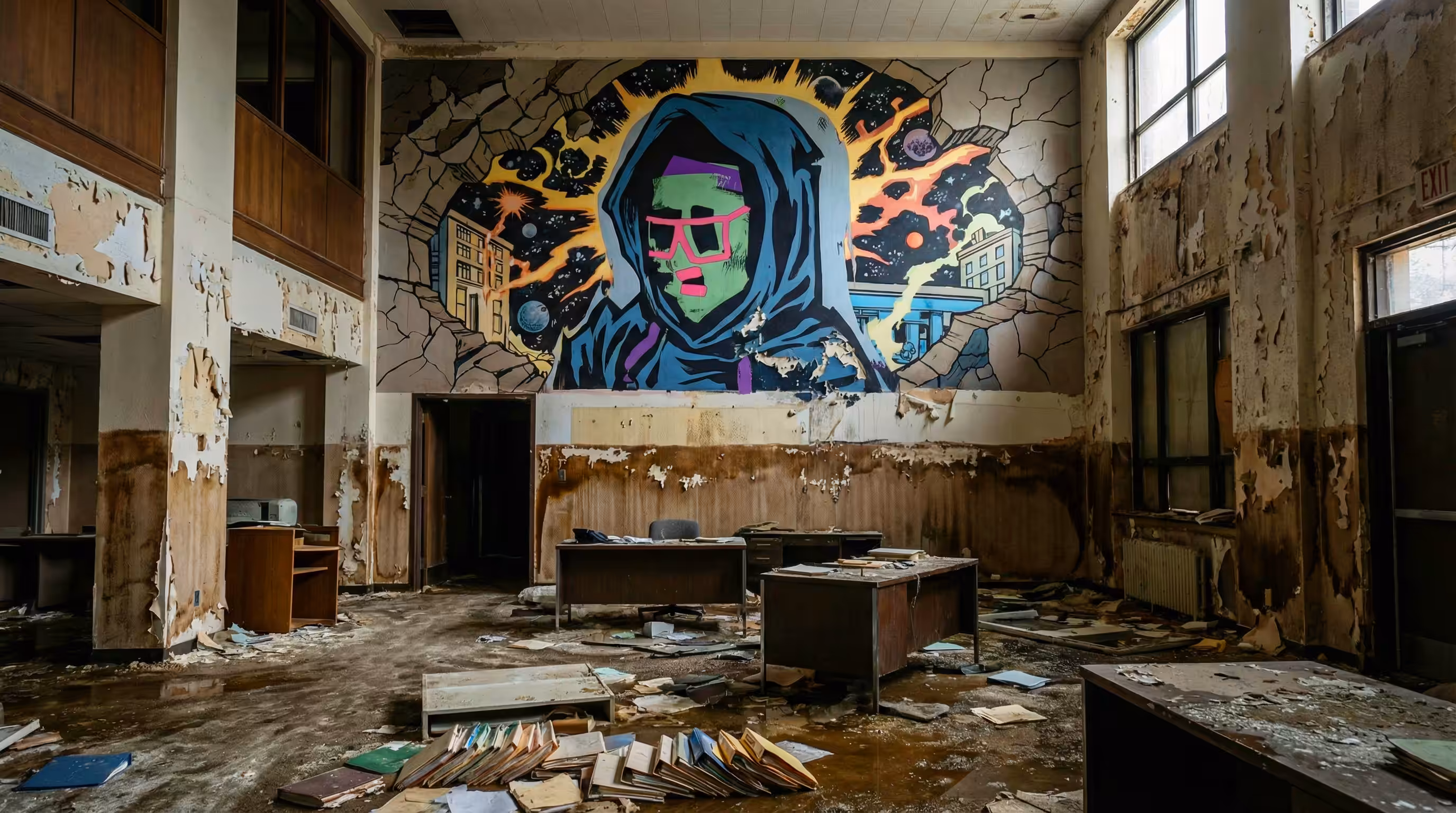 cinematic widescreen: abandoned office | right click