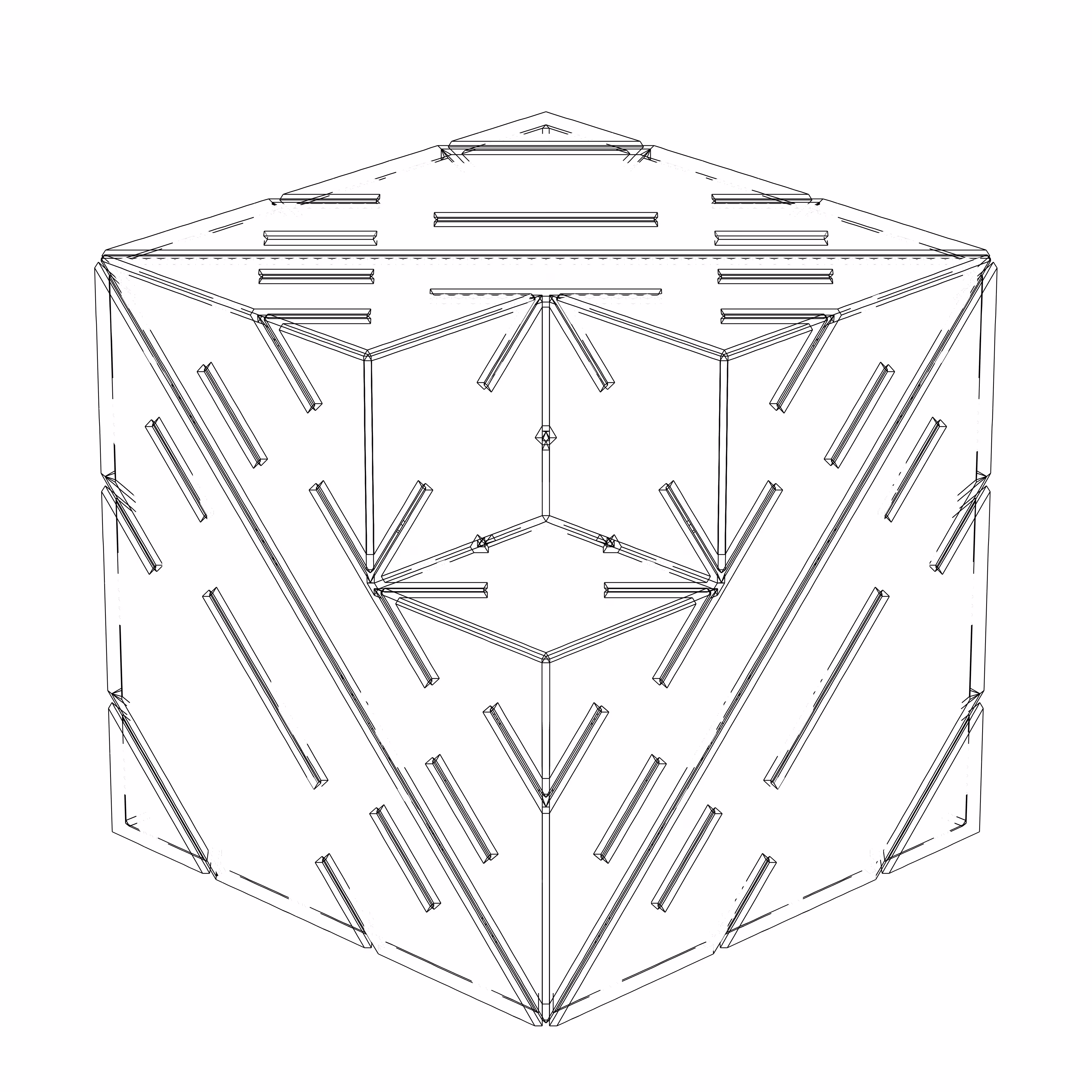LL21 Alien Art Cube #278