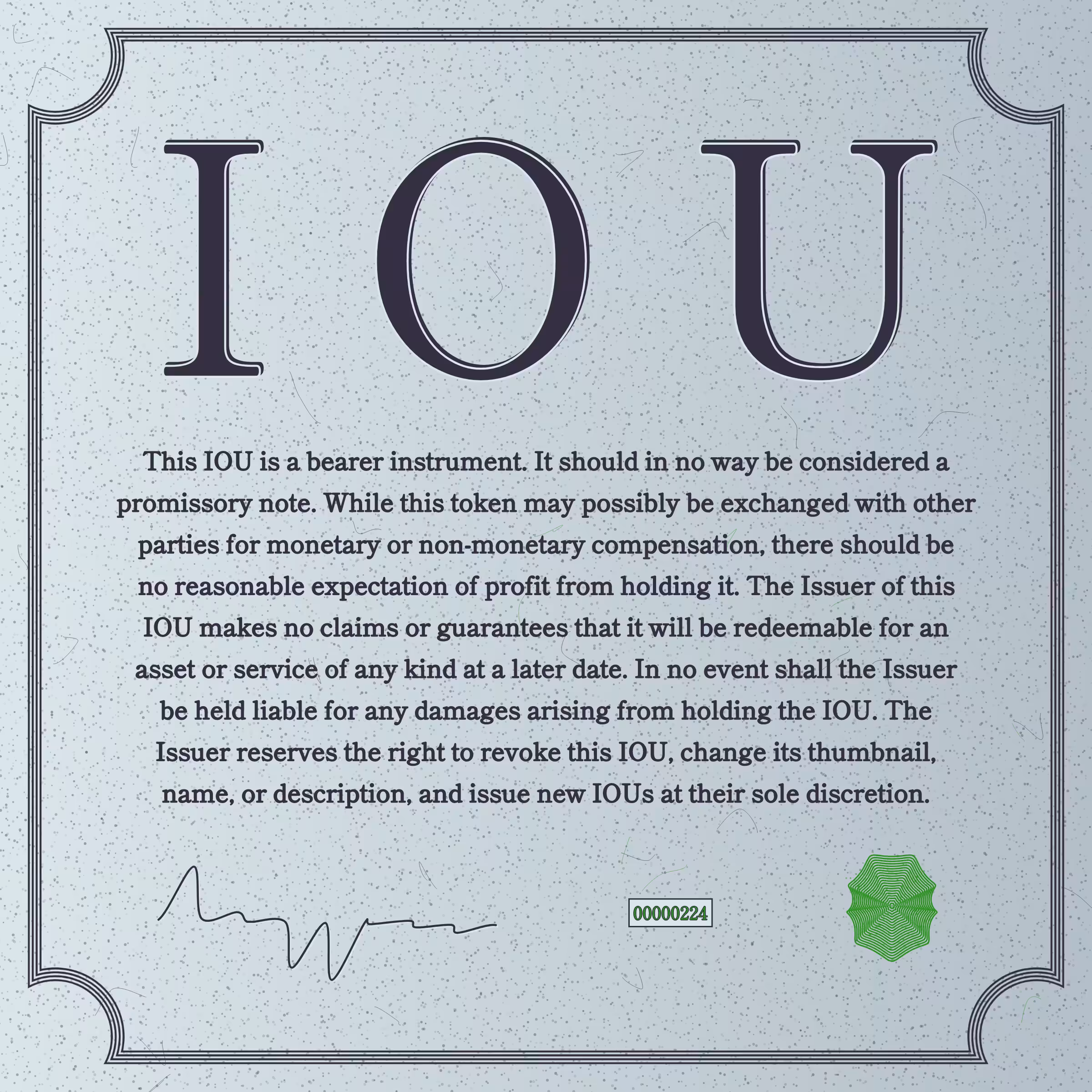 IOU #224