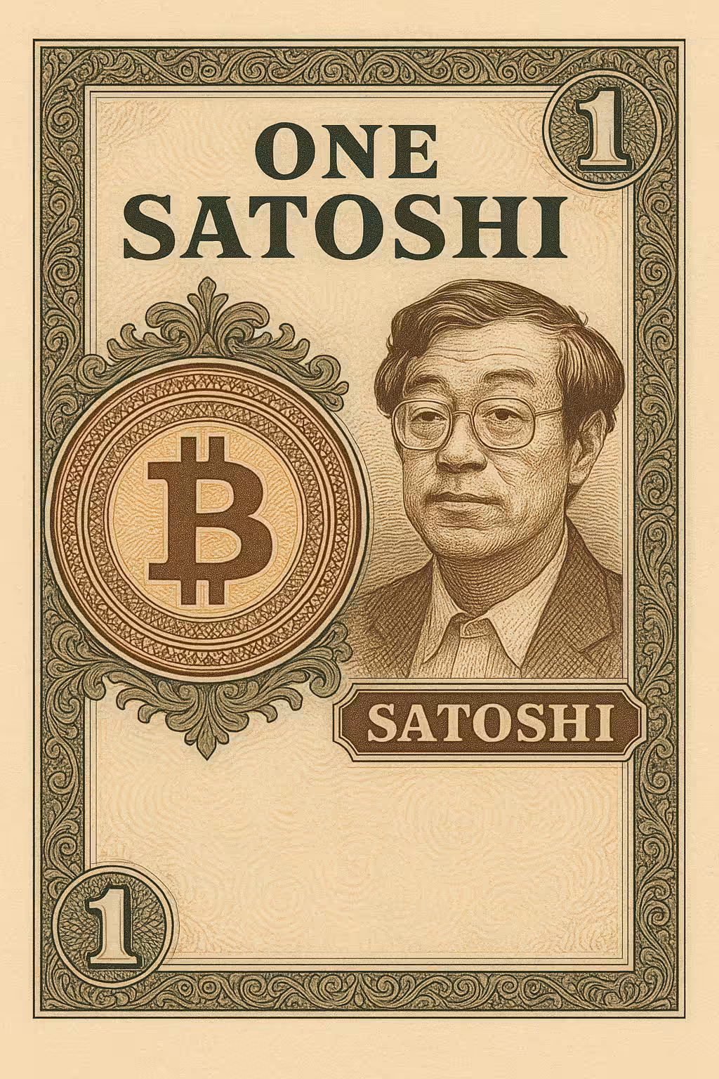 WintEagle's Data Art: Satoshi Paper Bills 2024