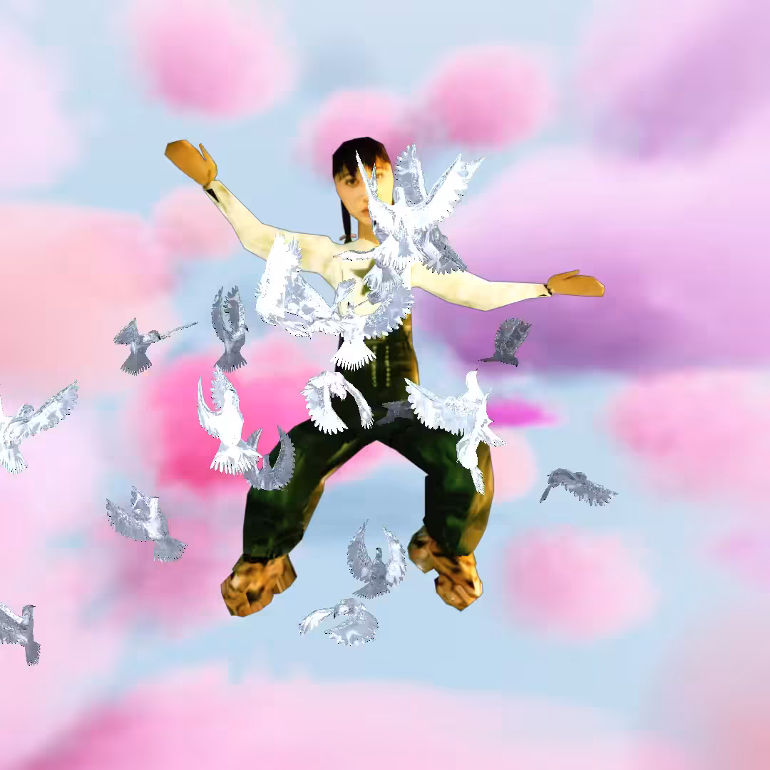 Cloud #32: The Candy Sky Star Character With the Doves.