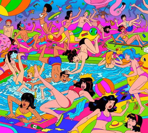 pooling around
