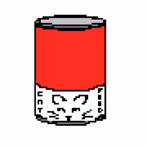 Cat Food Plain: Red