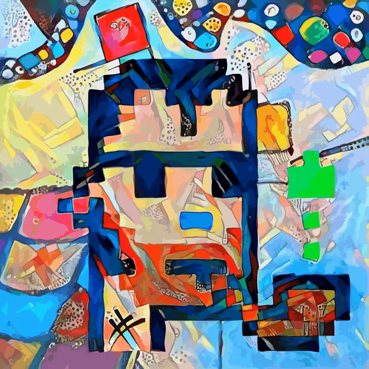 KandinskyPunks: Kandinsky Punk #053