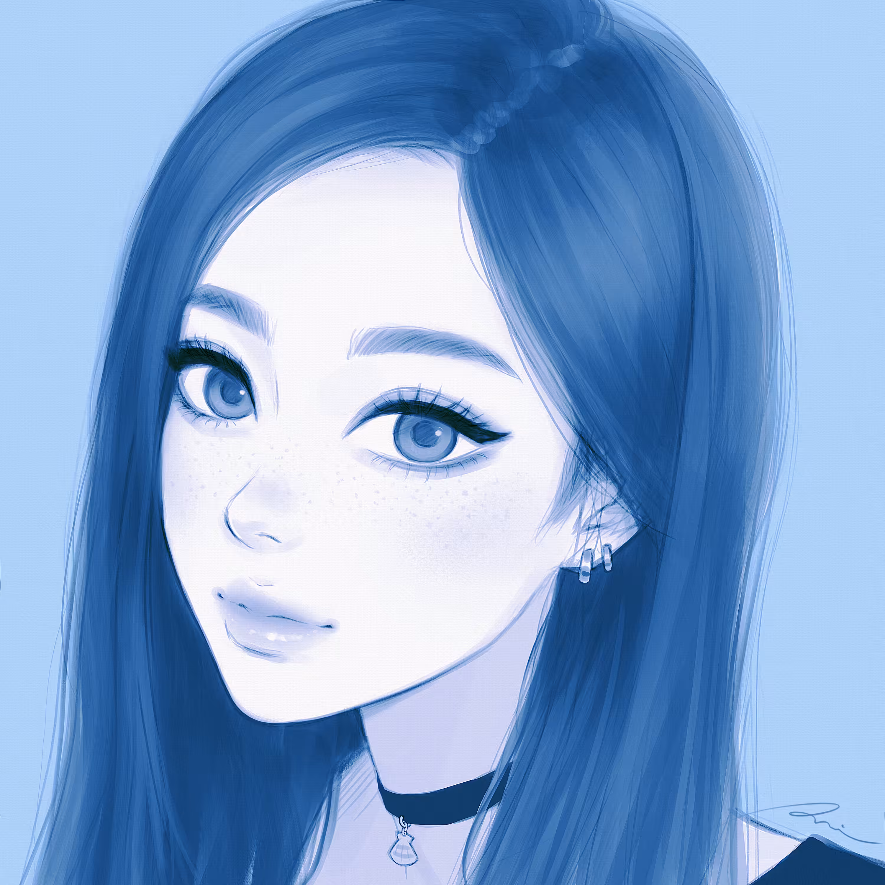 Portrait Shelly BLUE