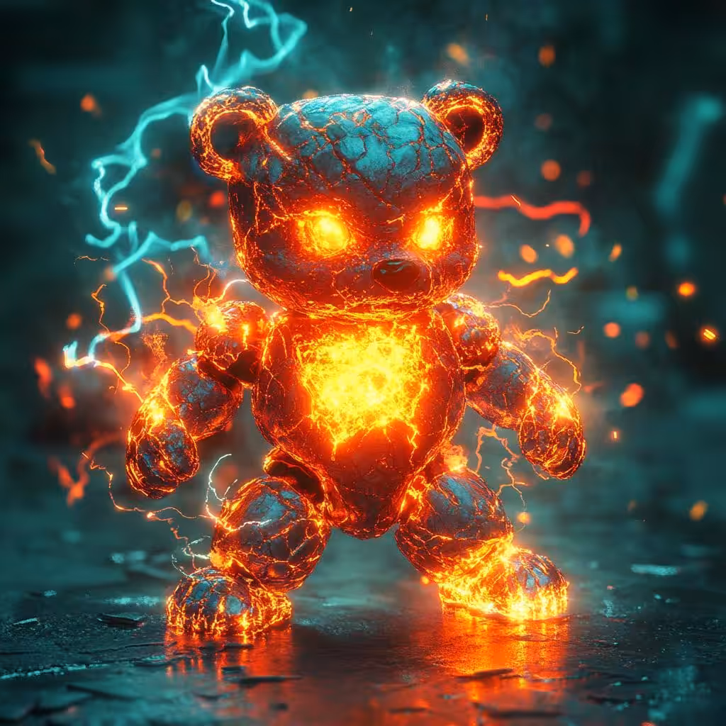 Arcane Bear of Thunder fire