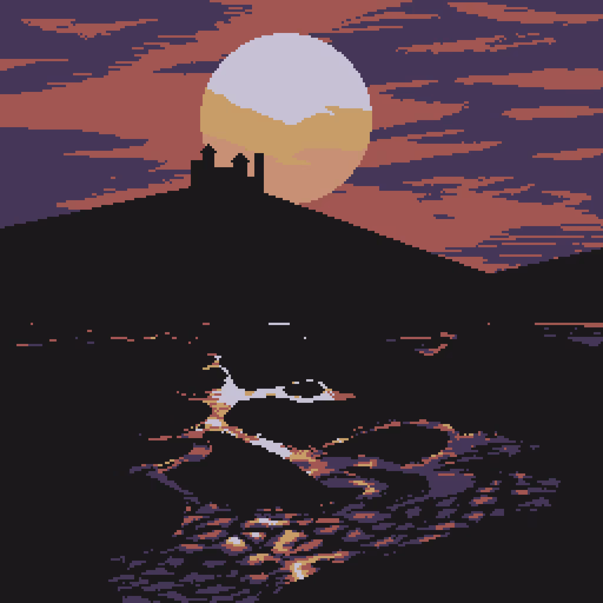 Pixel Sunset #89