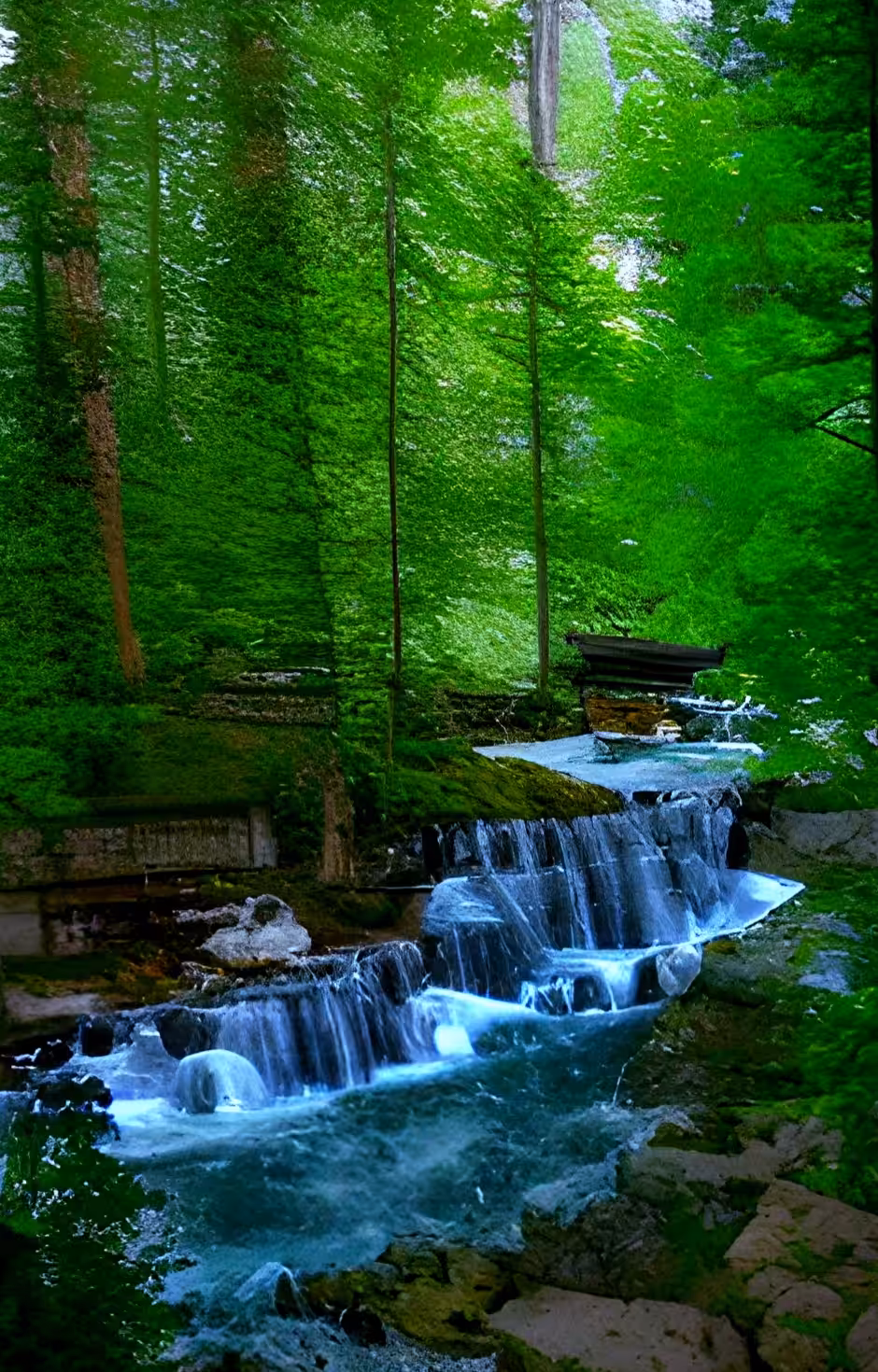 Cabin #12 - Waterfall in the Yard