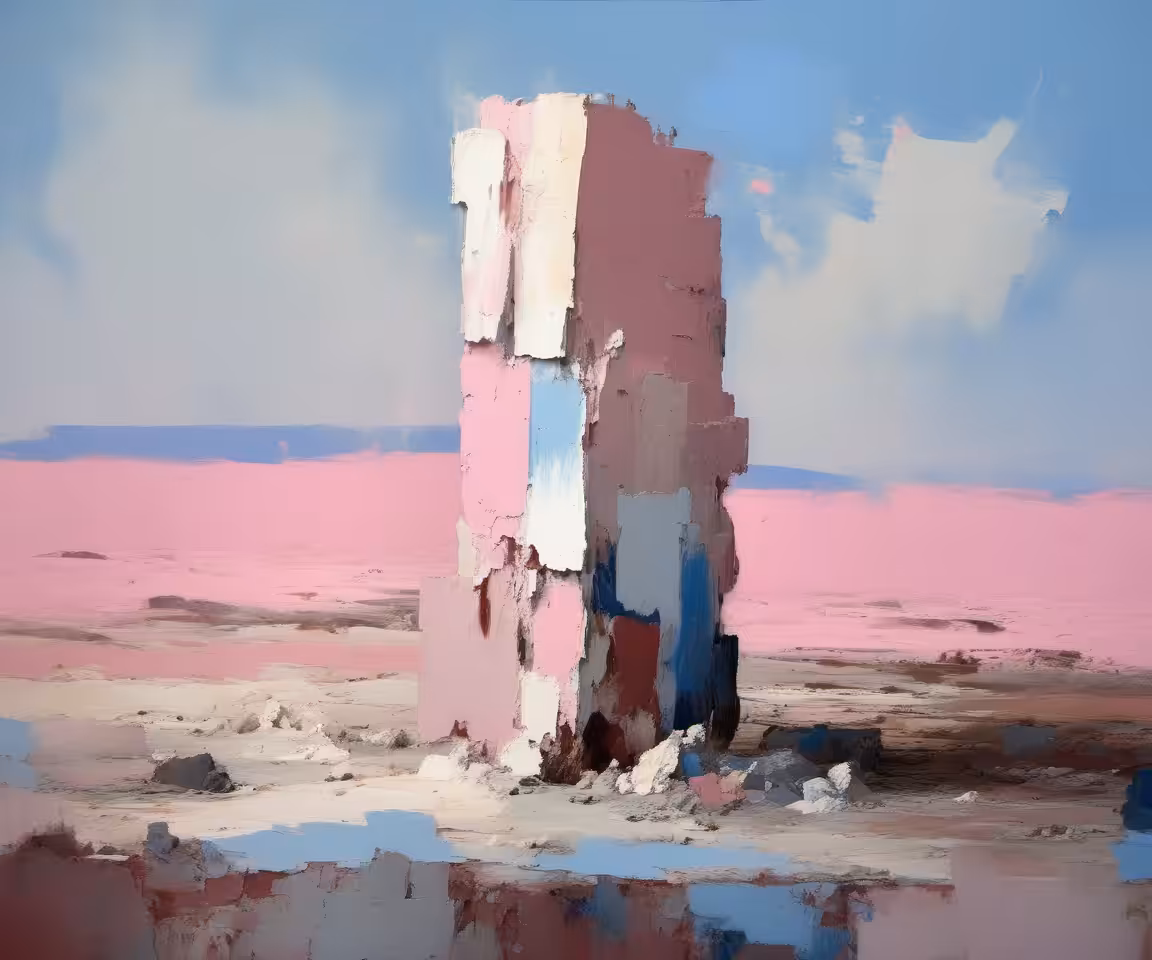 Painted Slabs #34