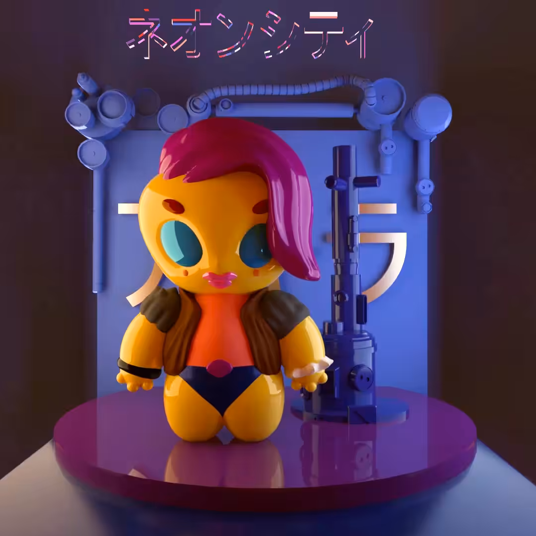 Neon Girl #01