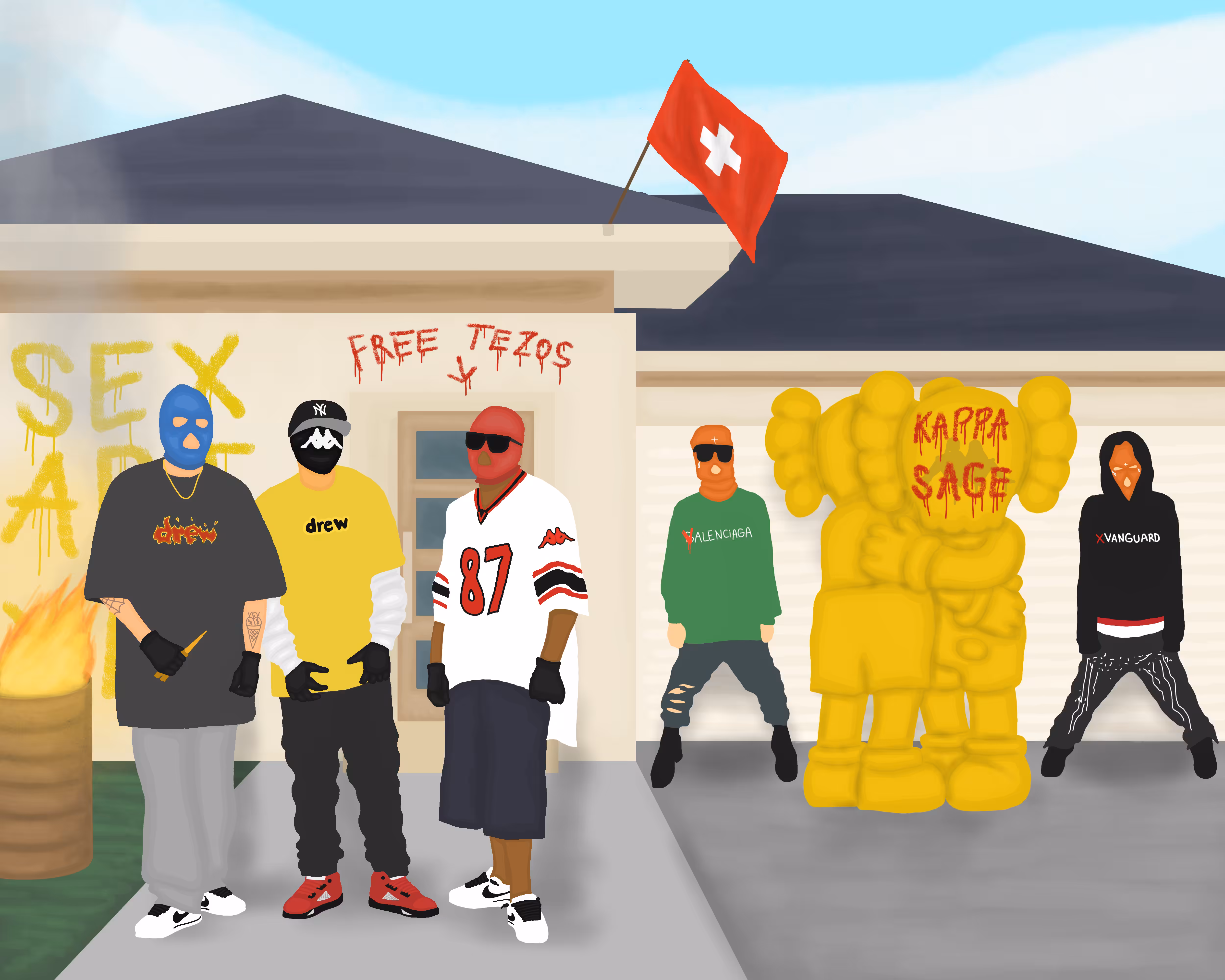 drew and shit