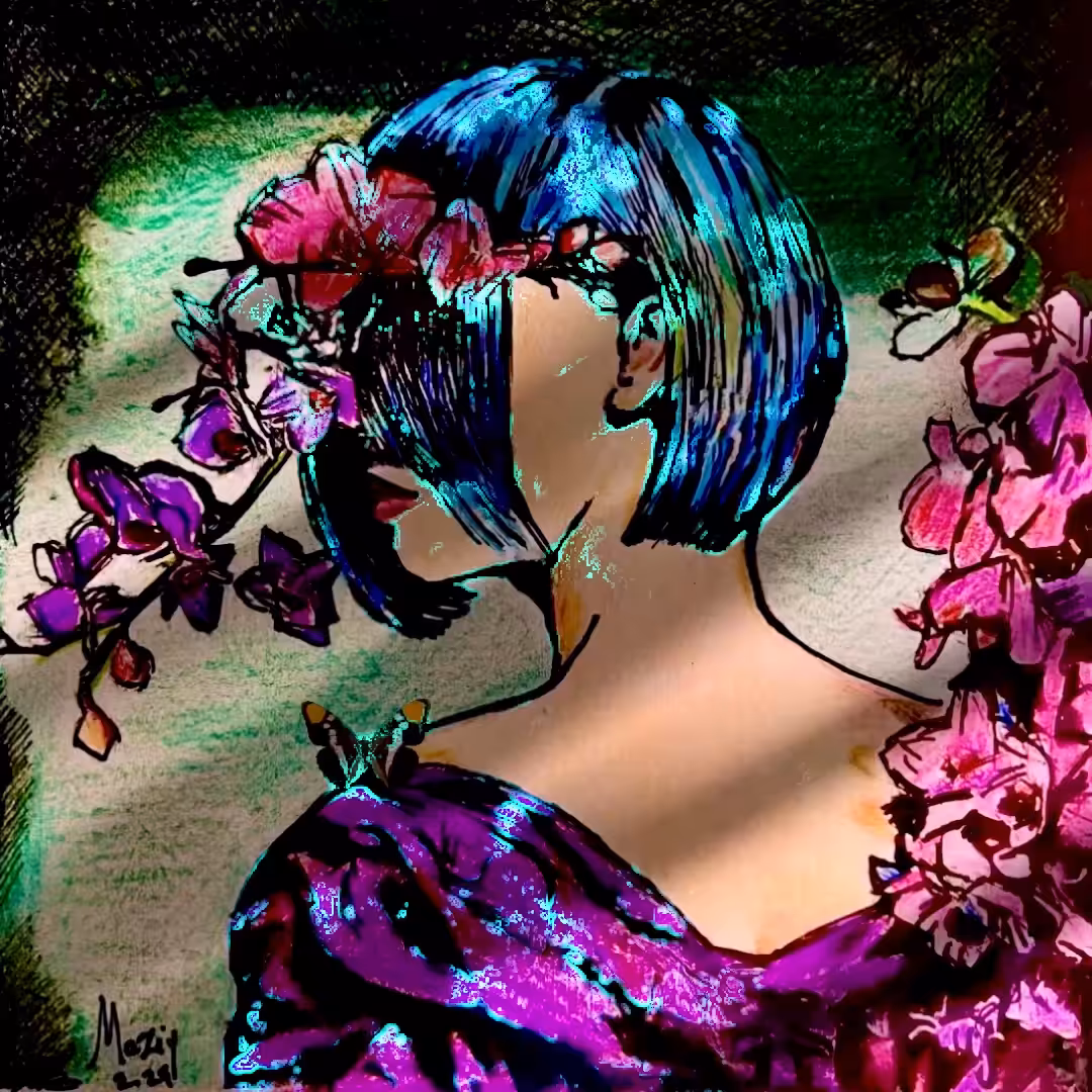  "The Woman, the Orchid, and the Light" 